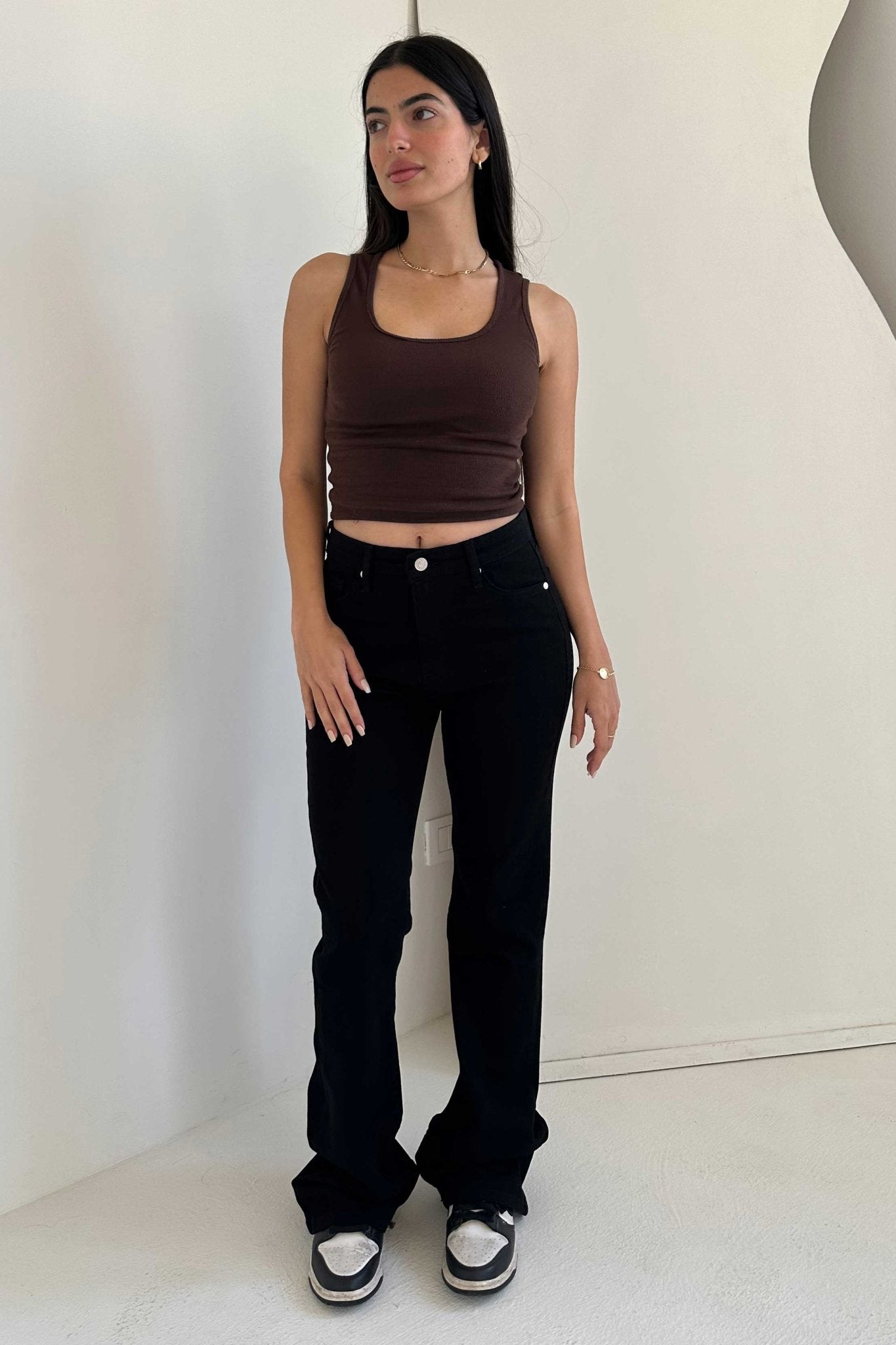 Flared - High-Waist Black. Flare CIZARO - Cizaro Jeans