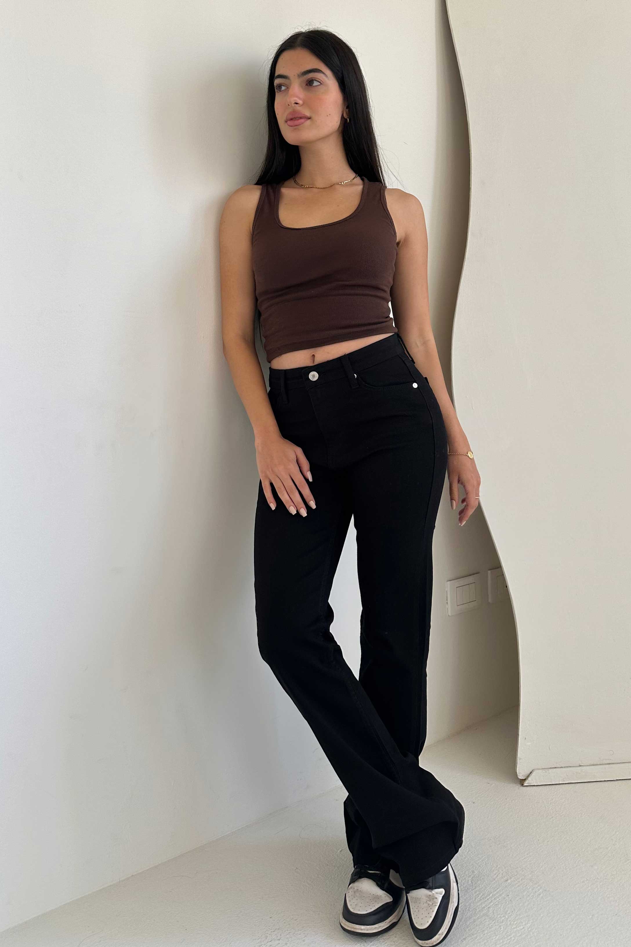 Flared - High-Waist Black. Flare CIZARO - Cizaro Jeans