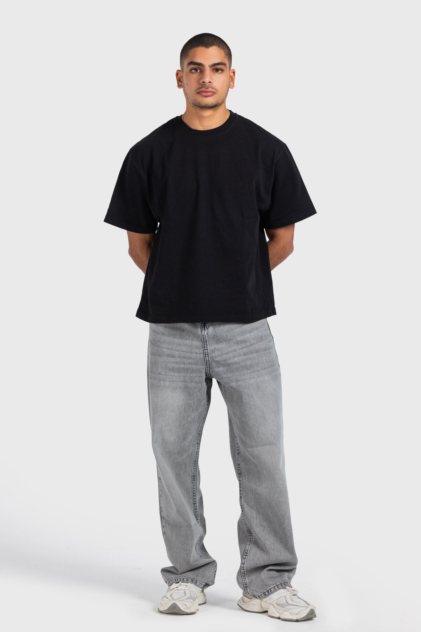 Baggy – Light Grey Jeans Baggy-Man CIZARO - Cizaro Jeans