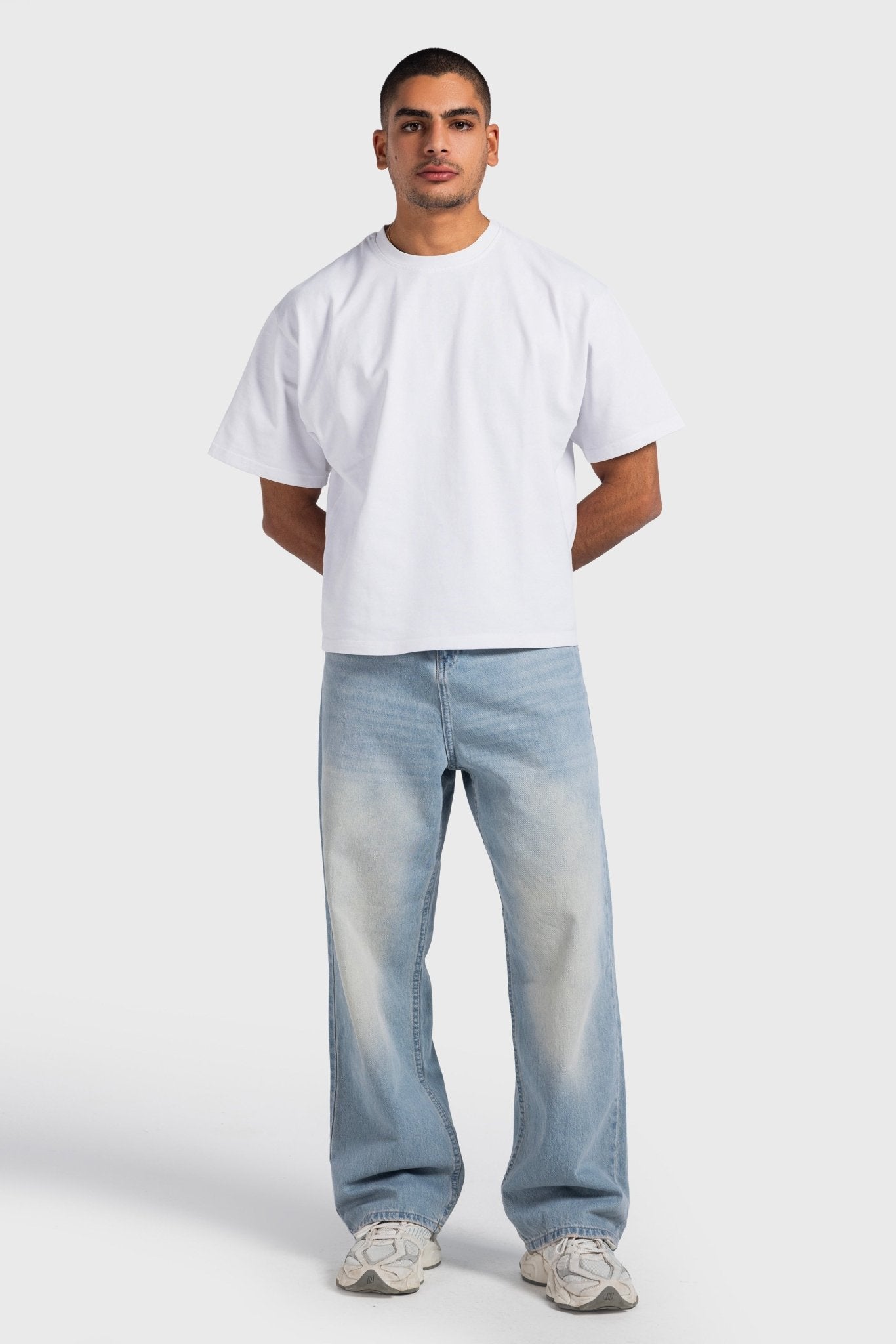 Baggy –Light Acid Vintage Blue Jeans Baggy-Man CIZARO - Cizaro Jeans