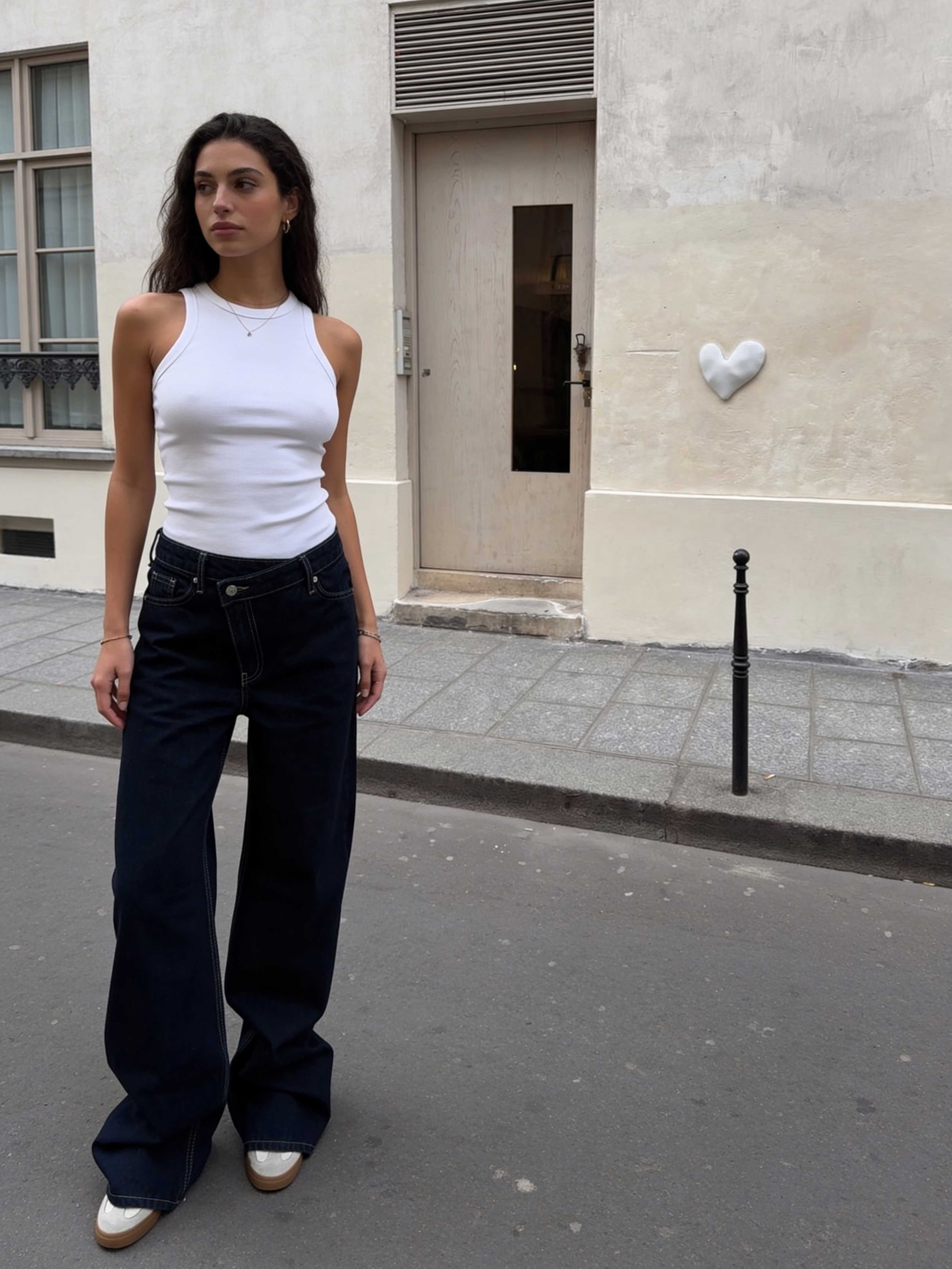 Crossover Baggy – Mid-Rise Raw Denim Jeans Baggy CIZARO - Cizaro Jeans