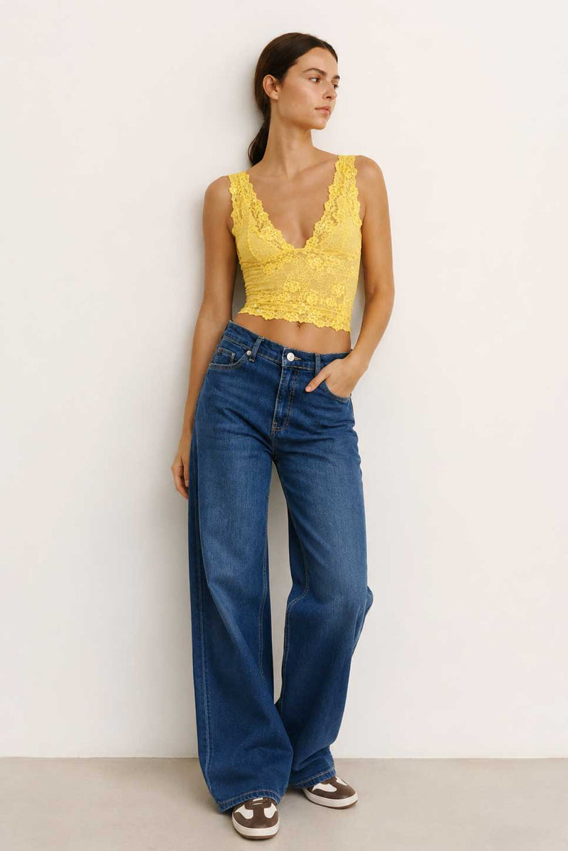 Baggy low-Waist Ocean Blue Jeans