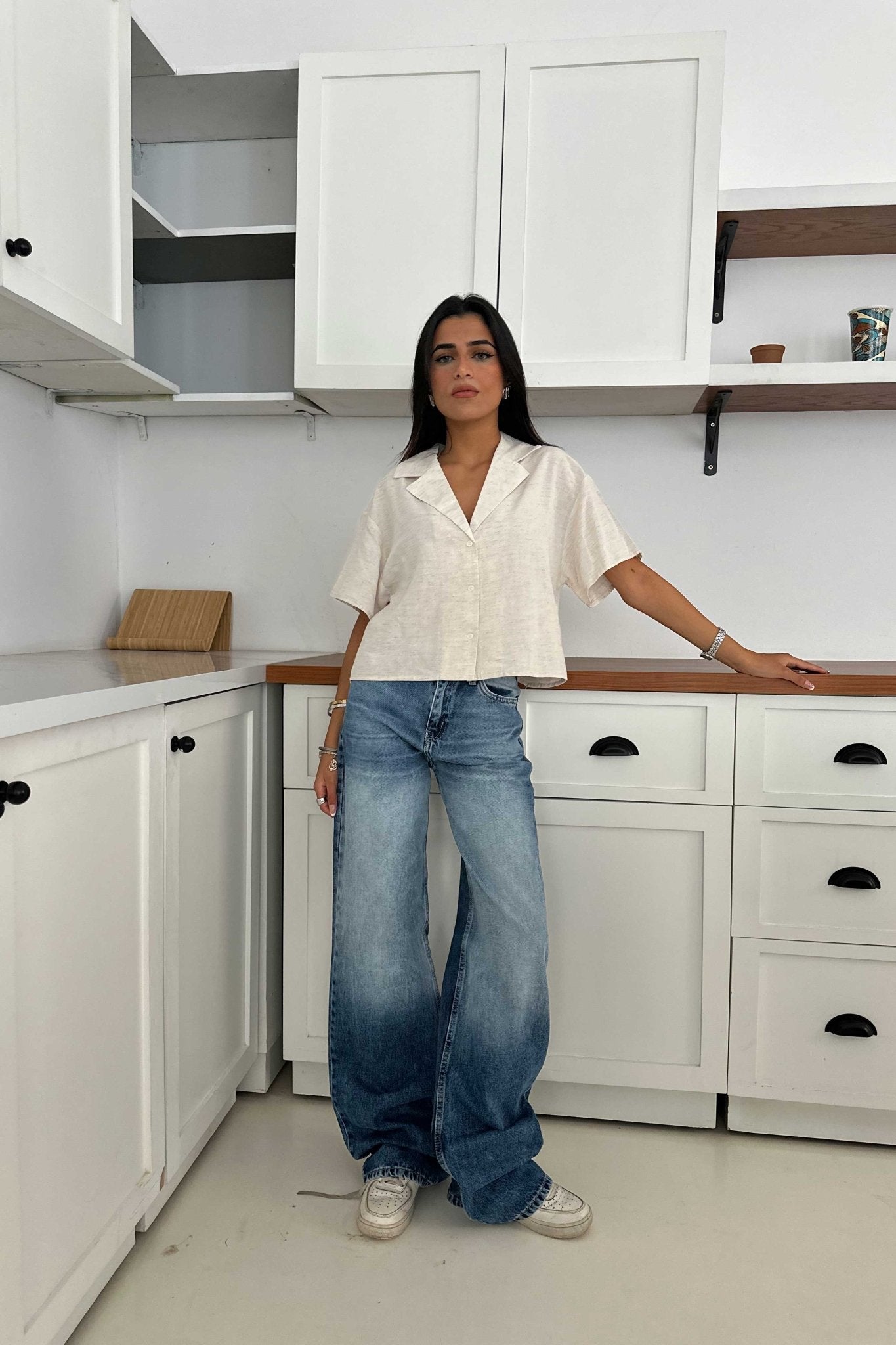 Baggy – Mid Rise Faded Blue Jeans Baggy CIZARO - Cizaro Jeans