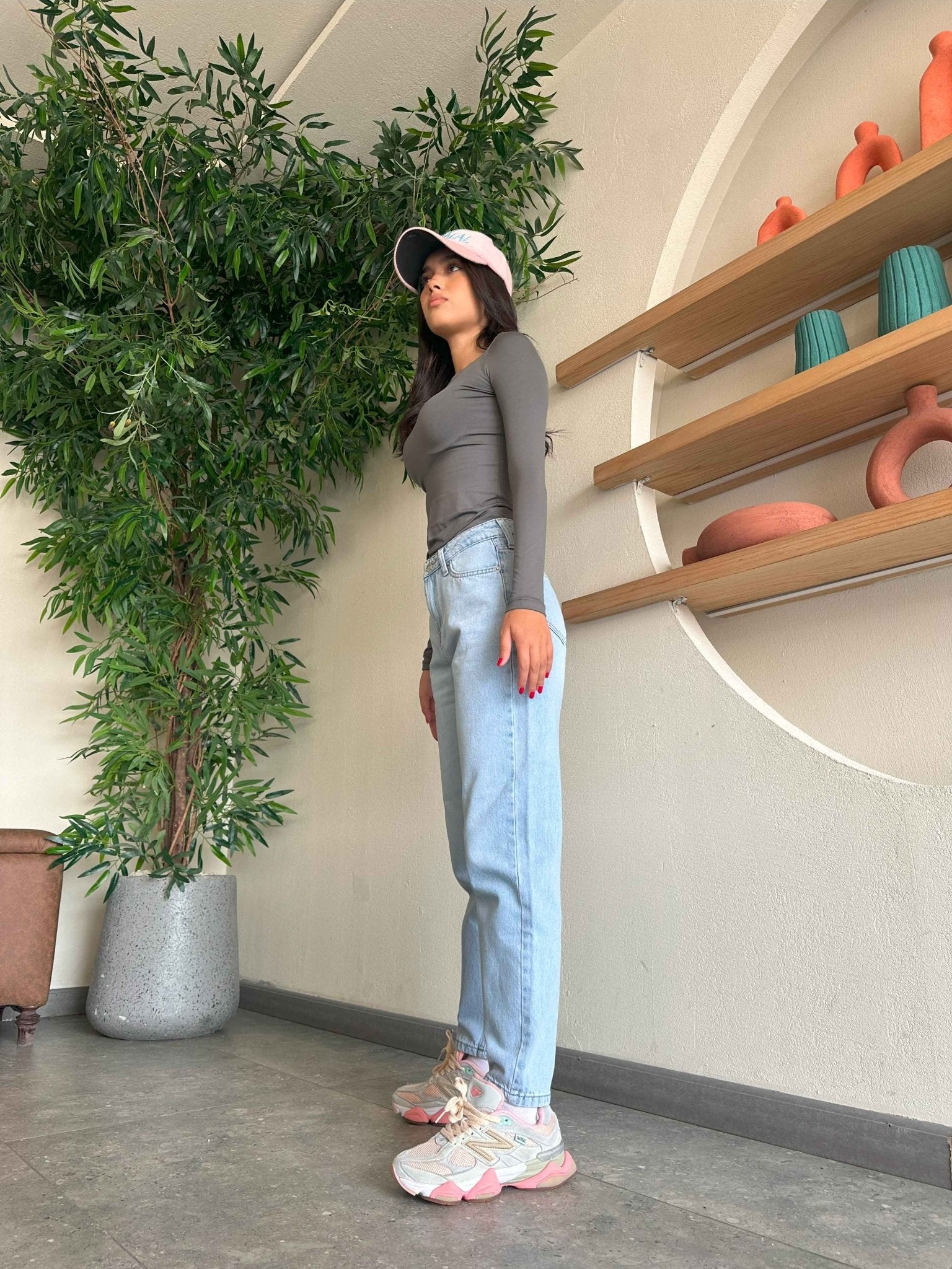 Mom-Fit - Light Iced Wash Jeans. Mom-Fit CIZARO - Cizaro Jeans