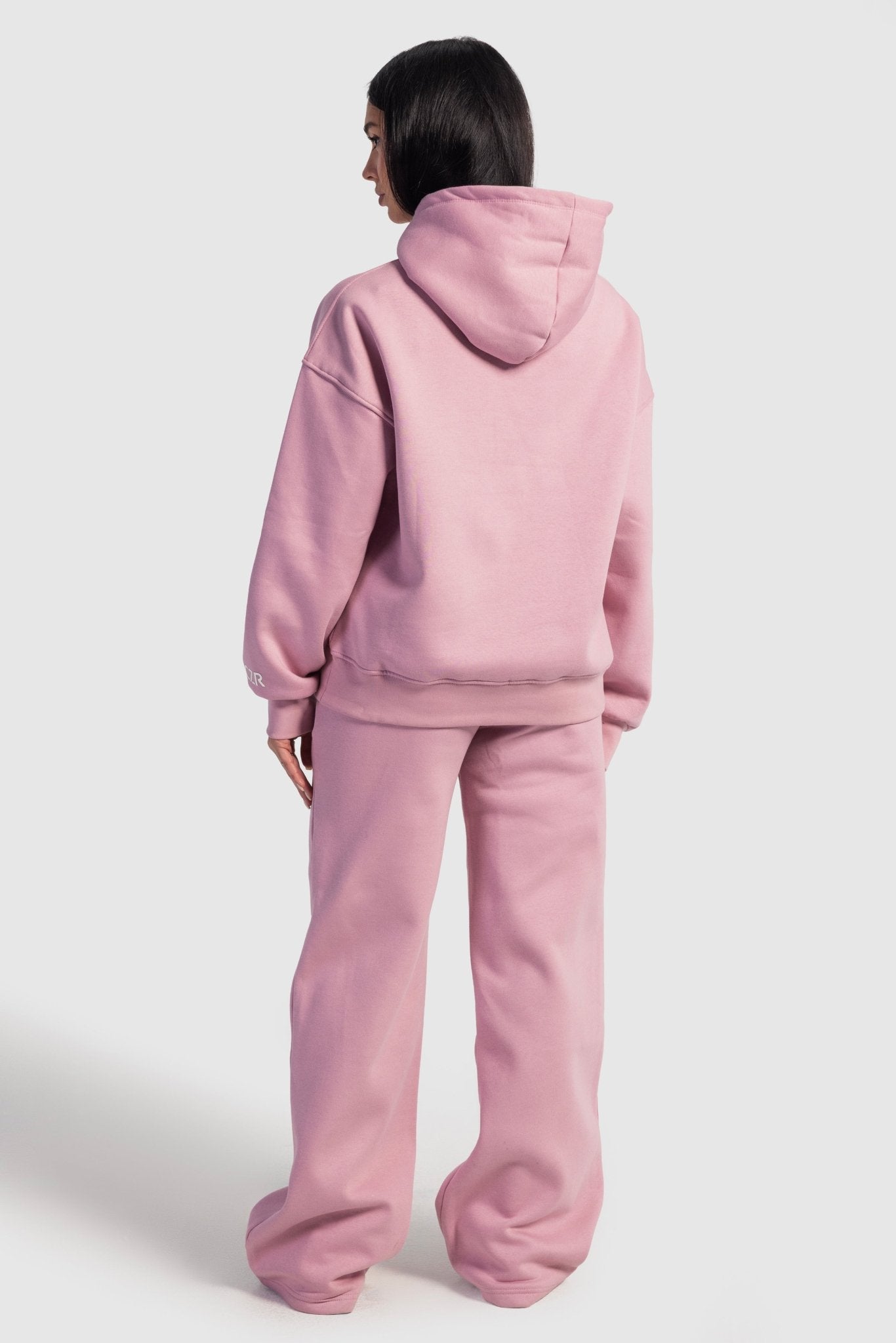 Wide-Leg Sweatpants In Soft Pink Sweatpants CIZARO - Cizaro Jeans