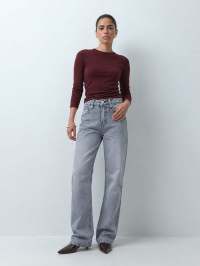 Ultra Comfort Straight High-Waist Straight CIZARO - Cizaro Jeans