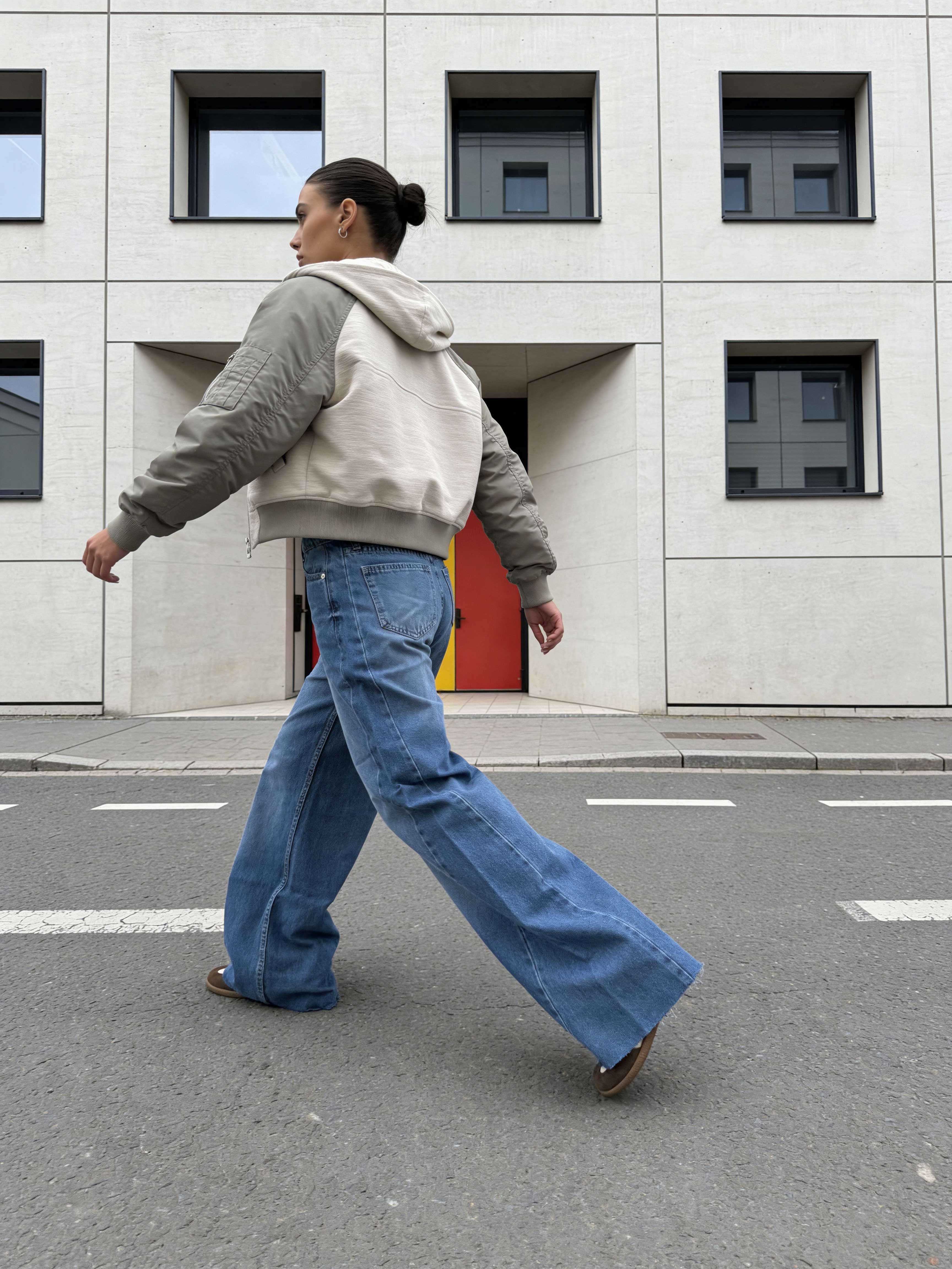 Super Baggy High-Waist – Marine Blue Jeans baggy CIZARO - Cizaro Jeans