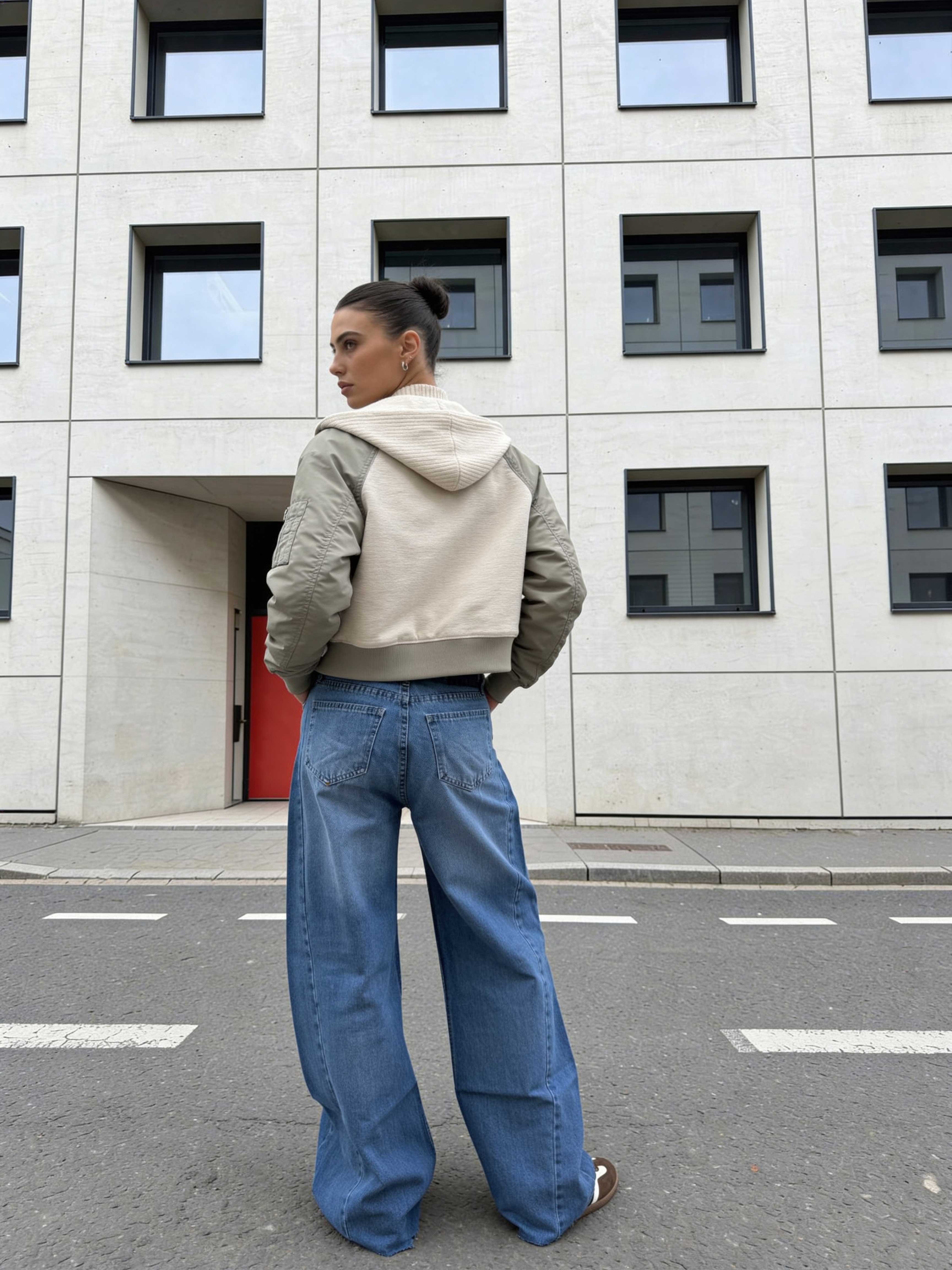 Super Baggy High-Waist – Marine Blue Jeans baggy CIZARO - Cizaro Jeans