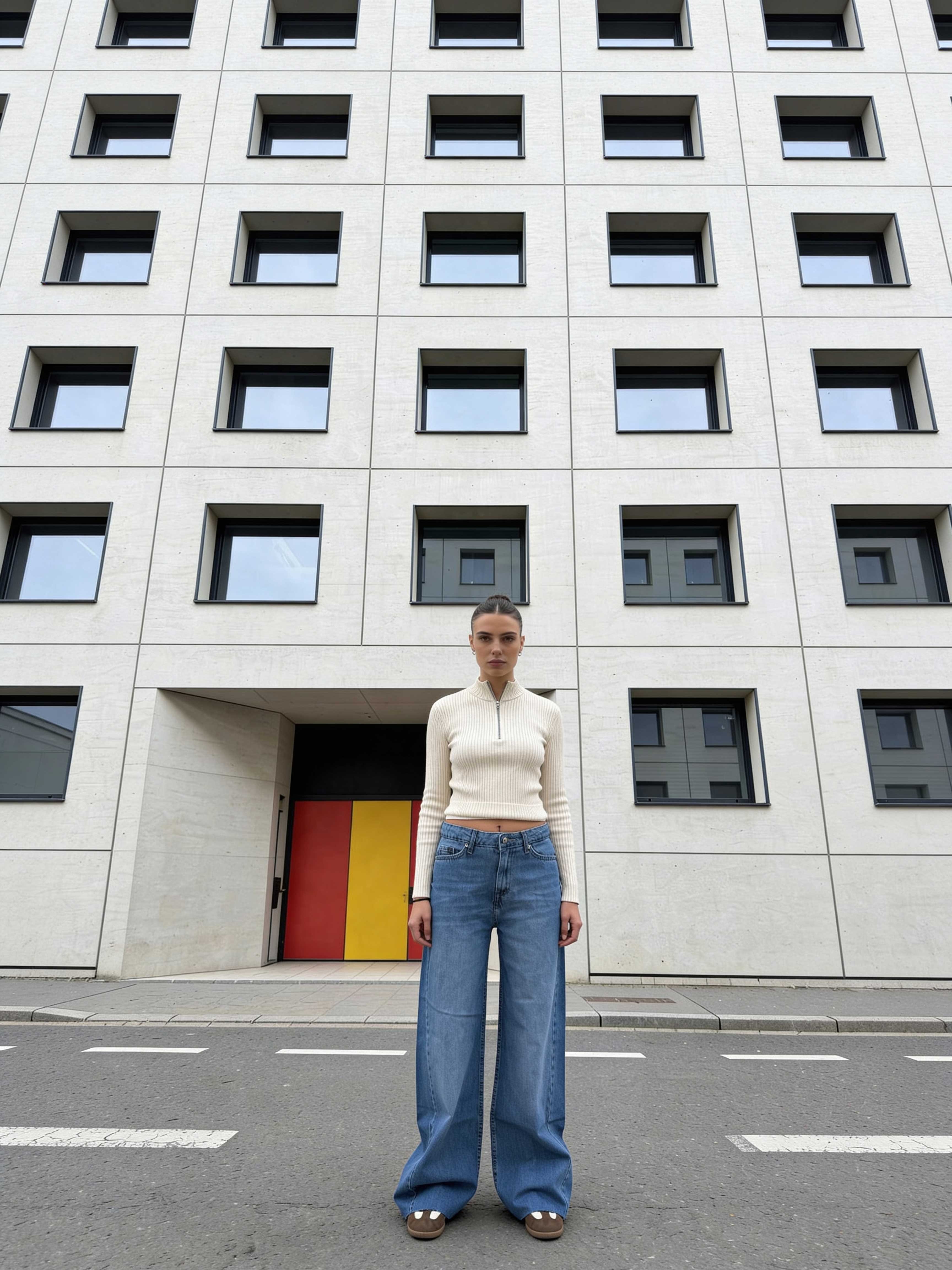 Super Baggy High-Waist – Marine Blue Jeans baggy CIZARO - Cizaro Jeans