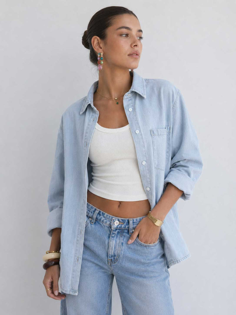Denim Shirt Light blue jeans