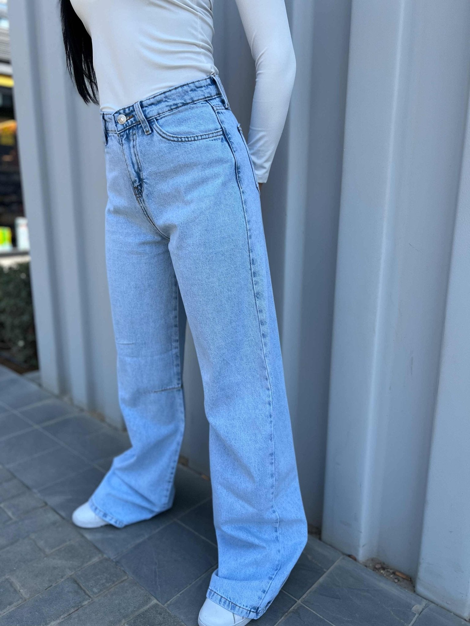 Light Acid Wash Super Baggy Jeans. Baggy CIZARO - Cizaro Jeans