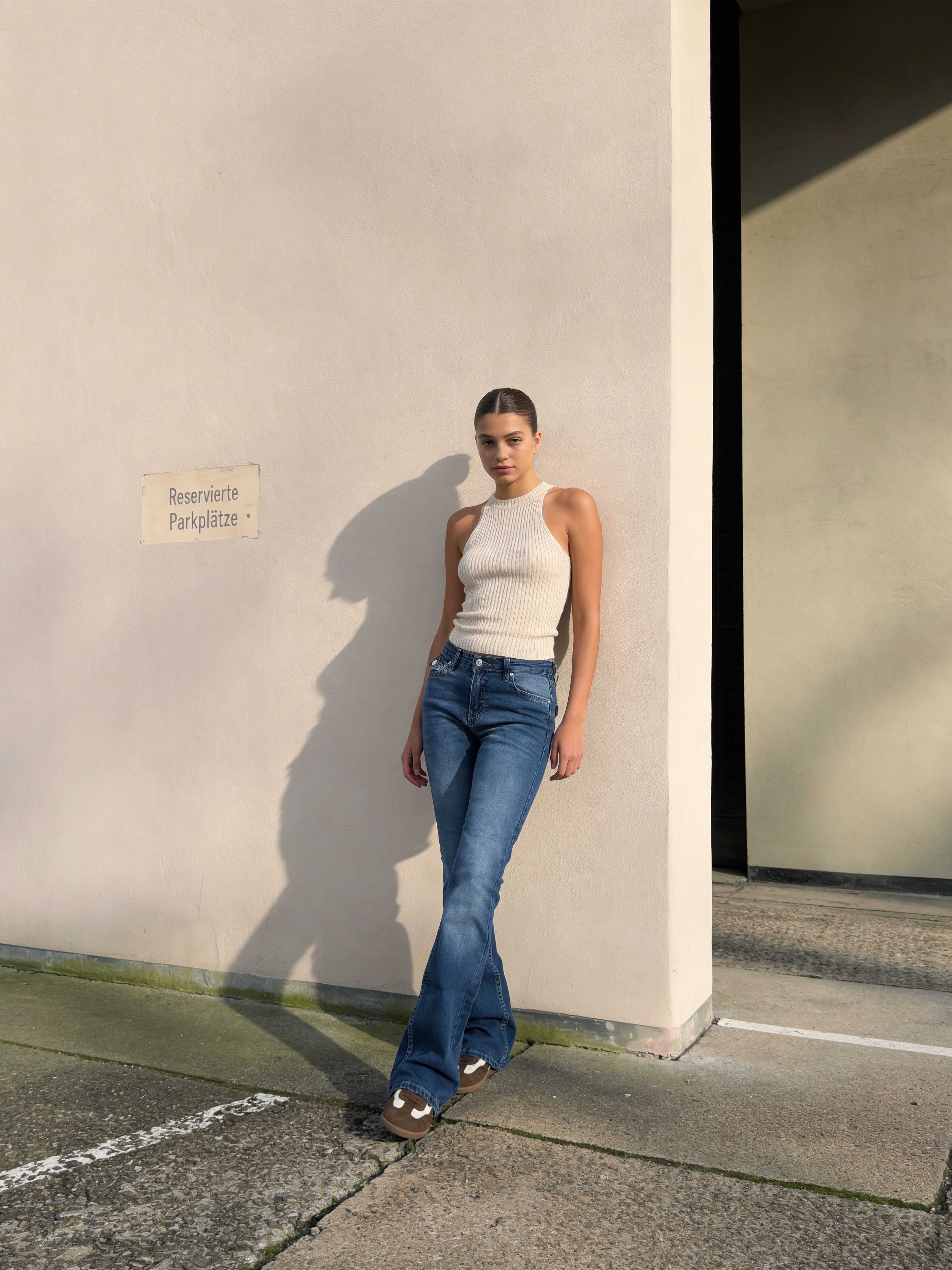 Flare Flap pocket , low waist Marine Blue jeans Flare CIZARO - Cizaro Jeans