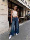 Loose Baggy – Mid-Rise Vintage Blue Jeans baggy CIZARO - Cizaro Jeans