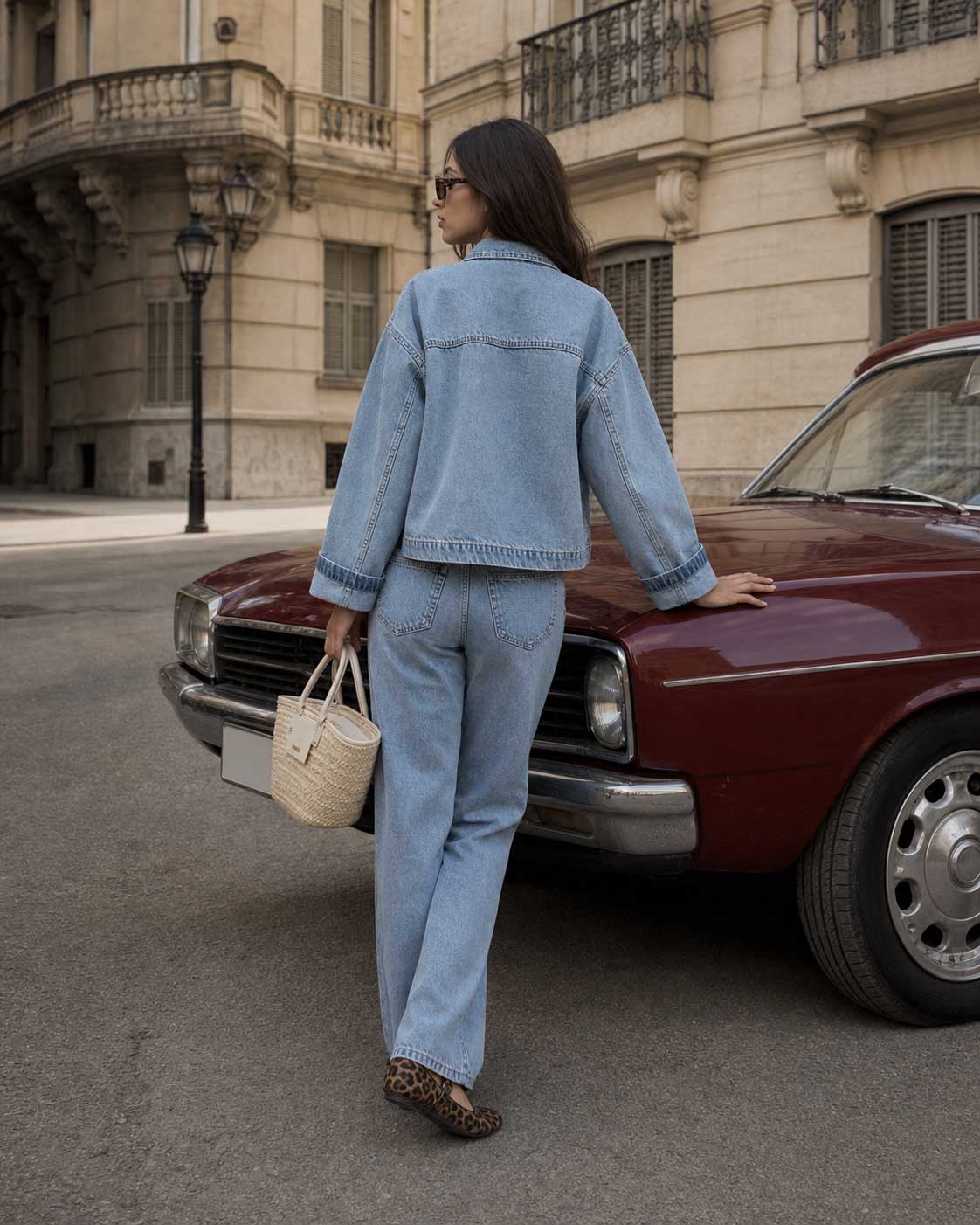 Modern Ease Sky Wash Denim Jacket Jacket CIZARO - Cizaro Jeans
