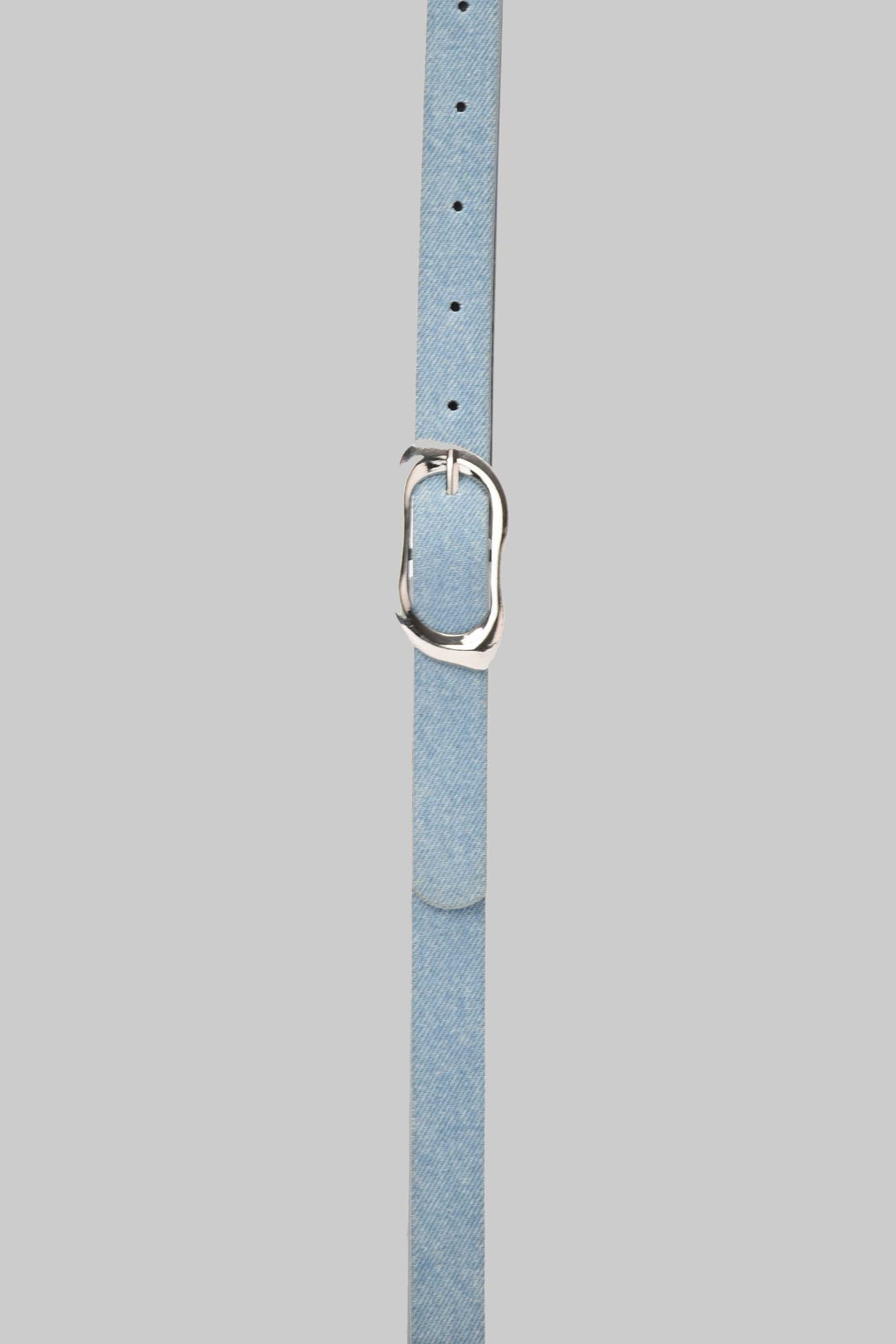 Ice Denim Organic Silver Buckle belt CIZARO - Cizaro Jeans