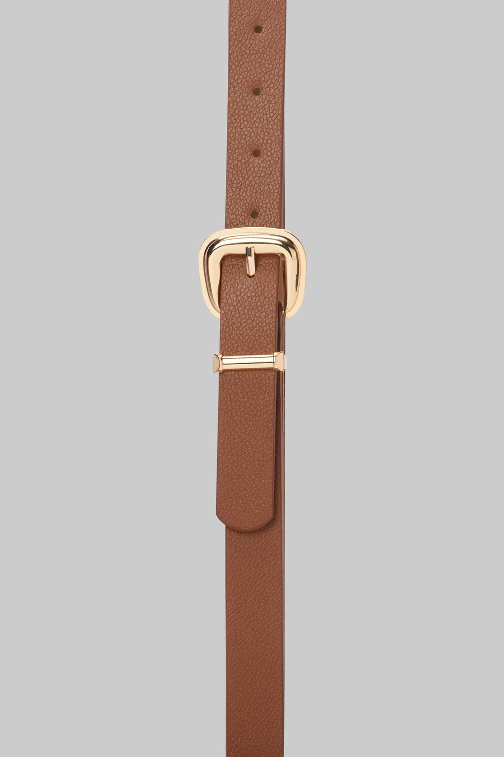 Honey Textured Gold Buckle Belt belt CIZARO - Cizaro Jeans