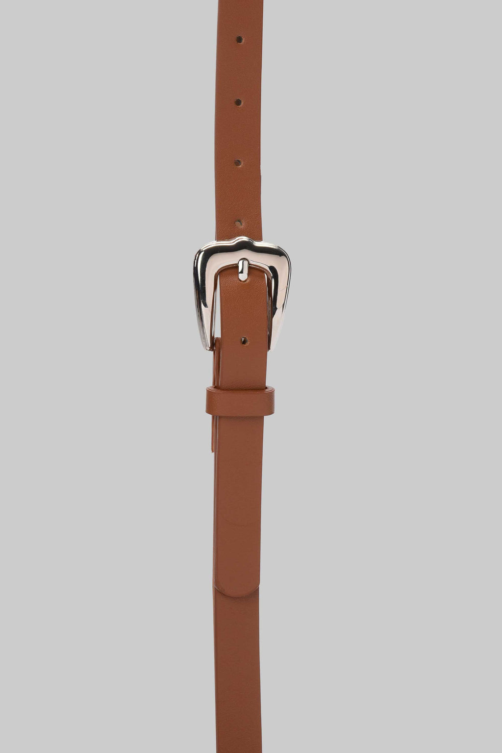 Honey Silver Buckle Slim Belt belt CIZARO - Cizaro Jeans