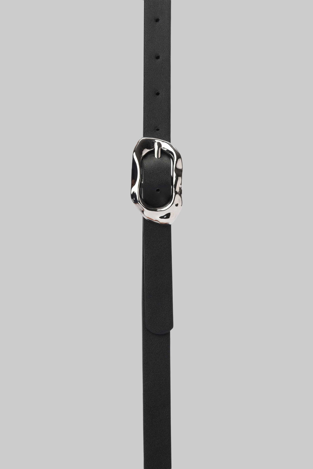 Black Molten Buckle Belt belt CZBELT - Cizaro Jeans