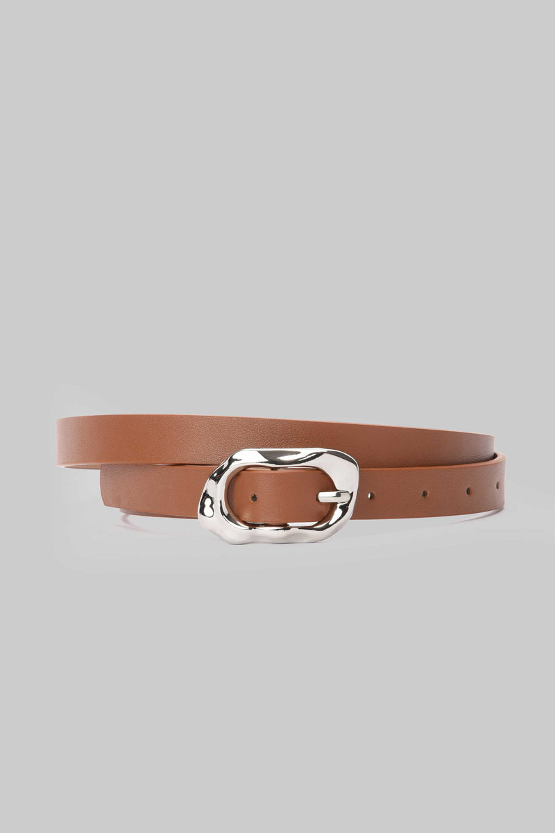 Honey Molten Buckle Belt belt Cizaro - Cizaro Jeans