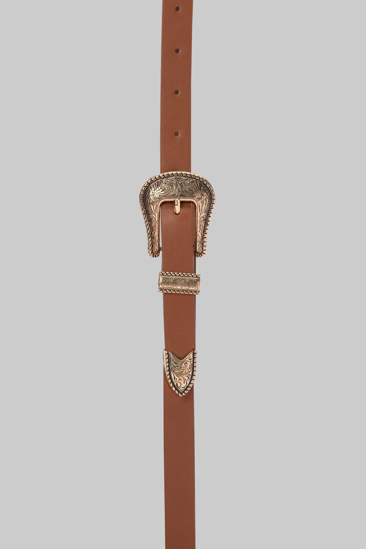 Honey Western Buckle Belt Belt Cizaro - Cizaro Jeans