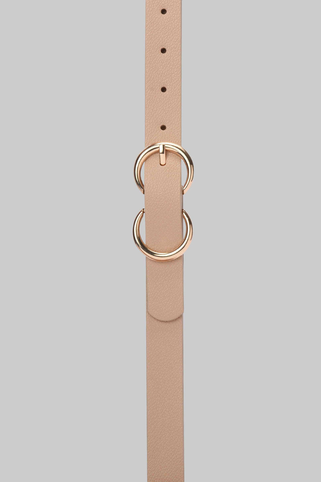 Beige Double Ring Belt belt CIZARO - Cizaro Jeans