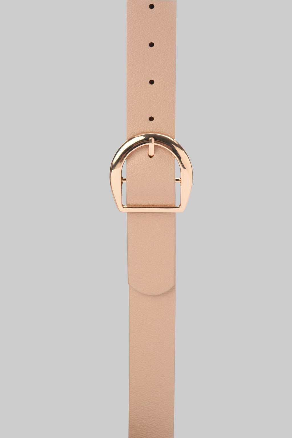 Beige D Buckle Belt belt CZBELT - Cizaro Jeans
