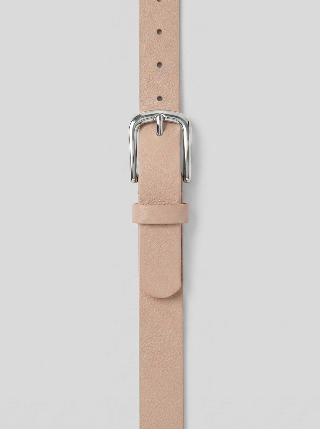 Beige Classic Silver Buckle Belt belt CZBELT - Cizaro Jeans