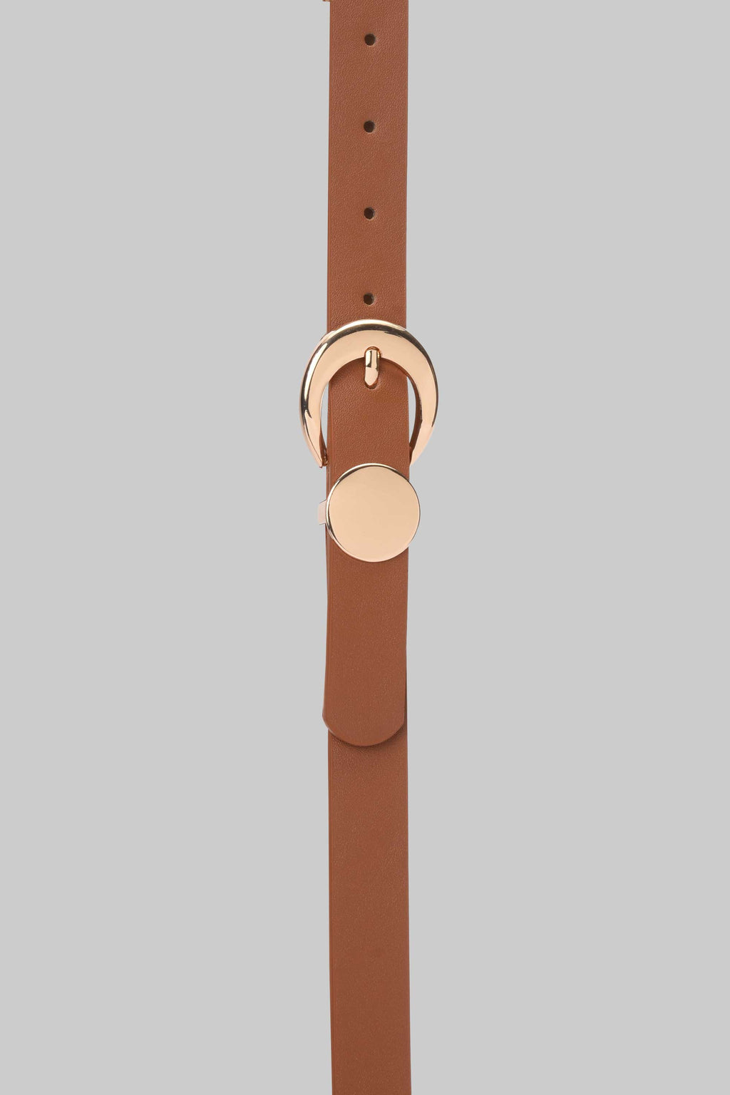 Honey Gold Accent Minimal Belt belt CIZARO - Cizaro Jeans