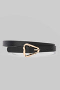 Black Geometric Buckle Belt belt CZBELT - Cizaro Jeans