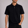 Textured Polo – Black