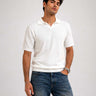 Textured Polo Shirt – White