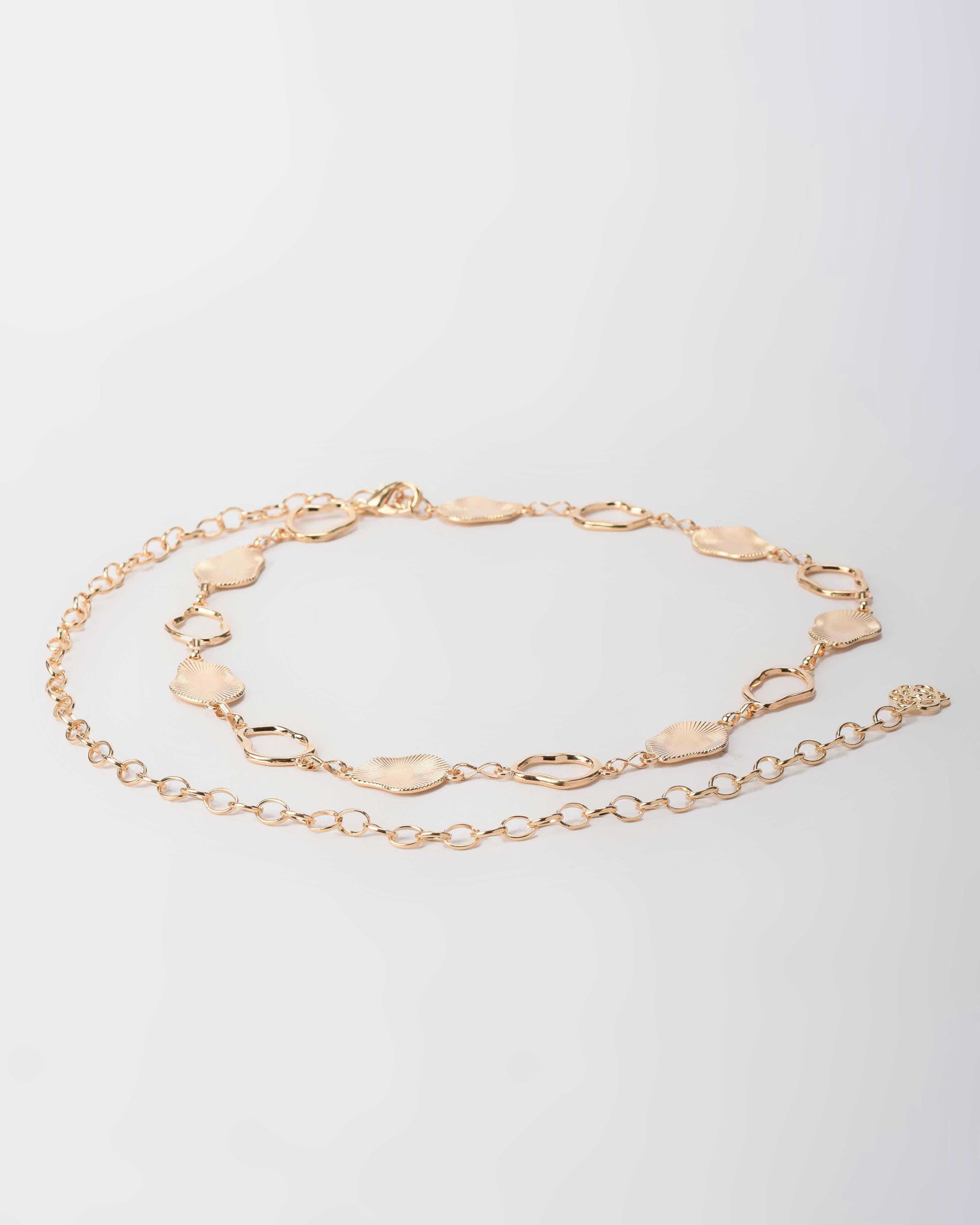 Gold Heart Chain Belt Gold heart CZBELT - Cizaro Jeans