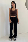 Flared - High-Waist Black. Flare CIZARO - Cizaro Jeans