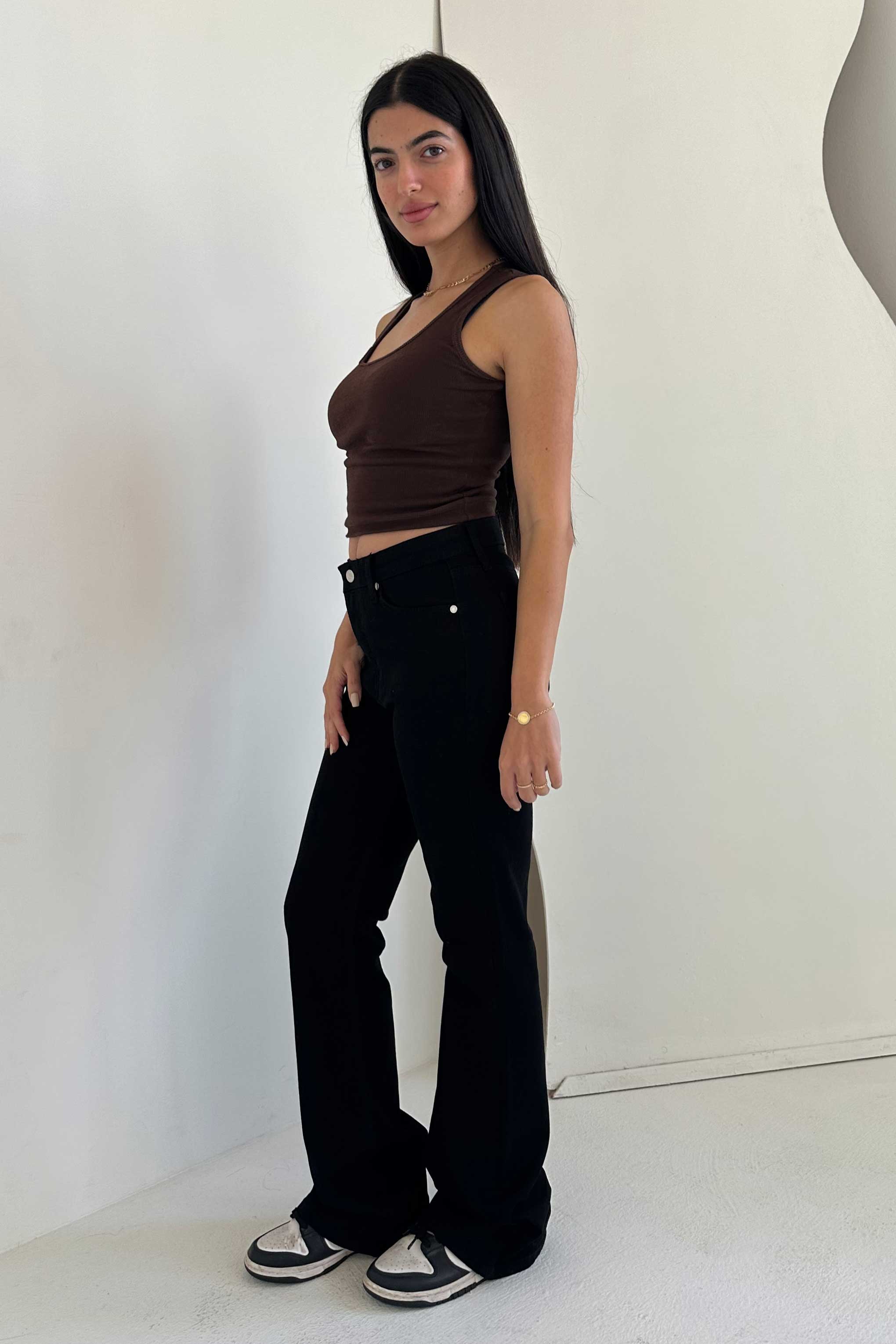 Flared - High-Waist Black. Flare CIZARO - Cizaro Jeans