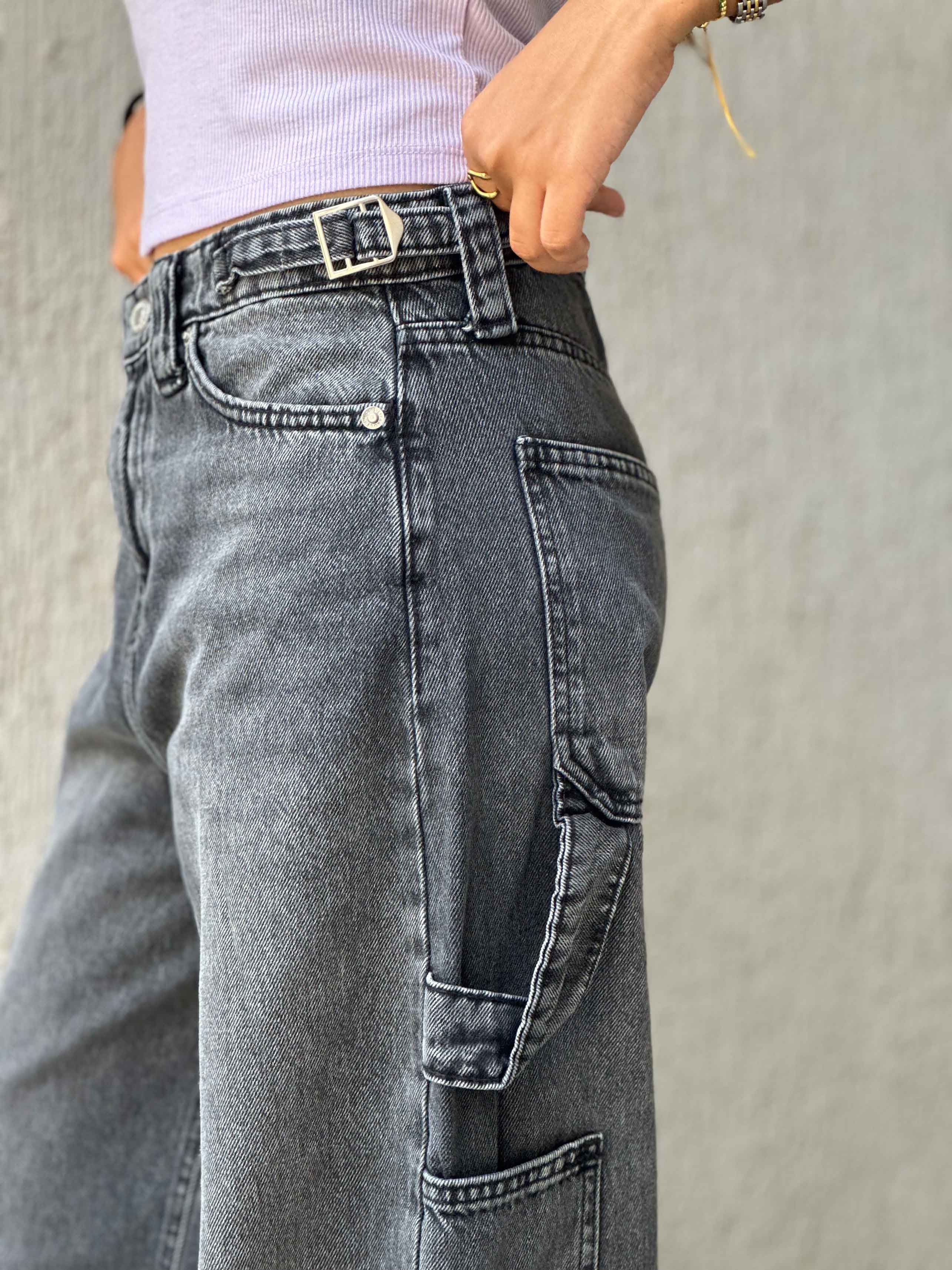 Carpenter - Mid Acid Grey. Carpenter CIZARO    - Cizaro Jeans