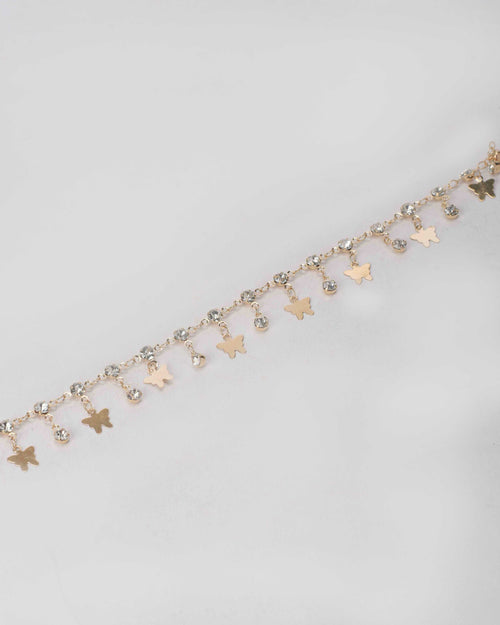 Gold Charm Chain Belt