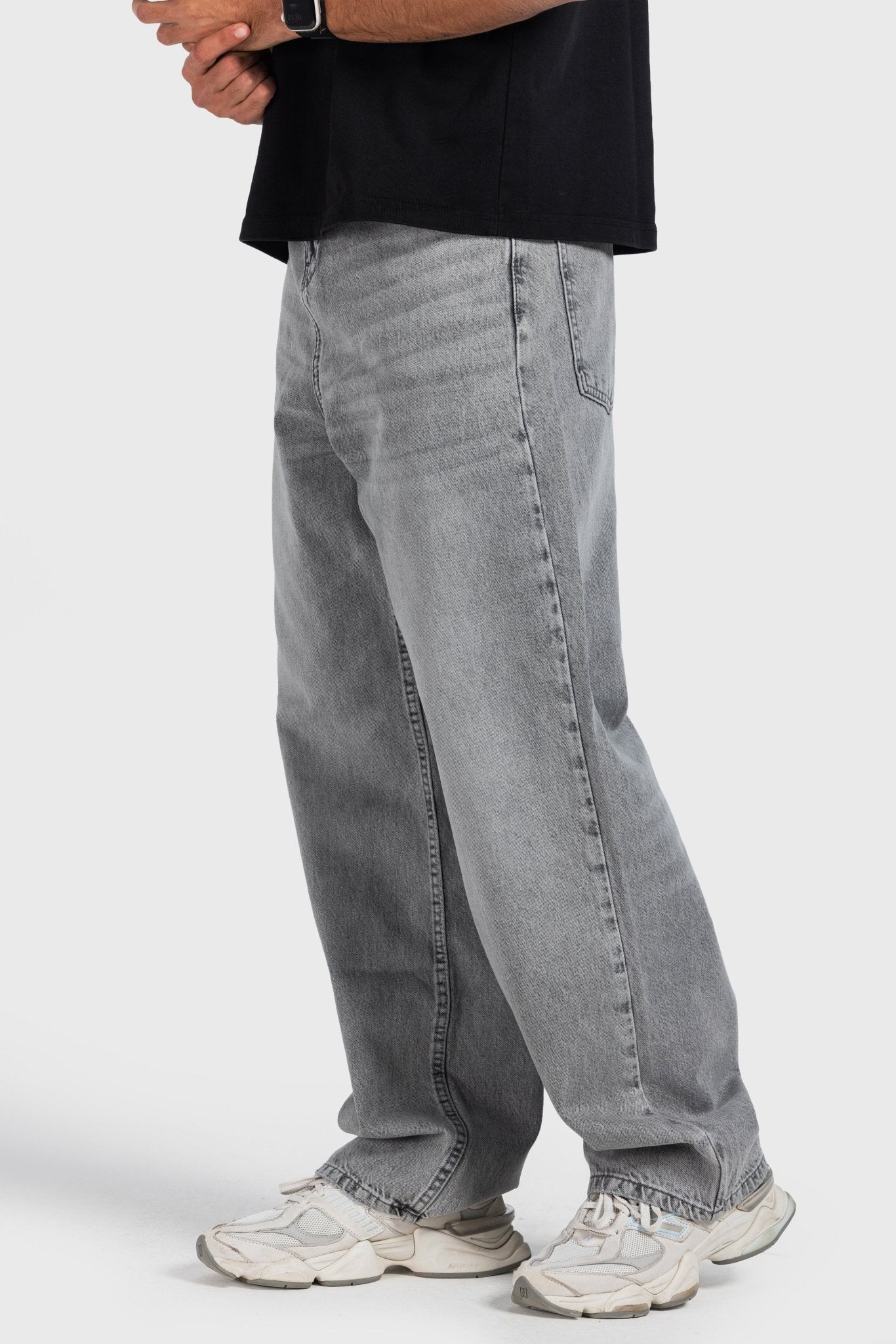 Baggy – Light Grey Jeans Baggy-Man CIZARO - Cizaro Jeans