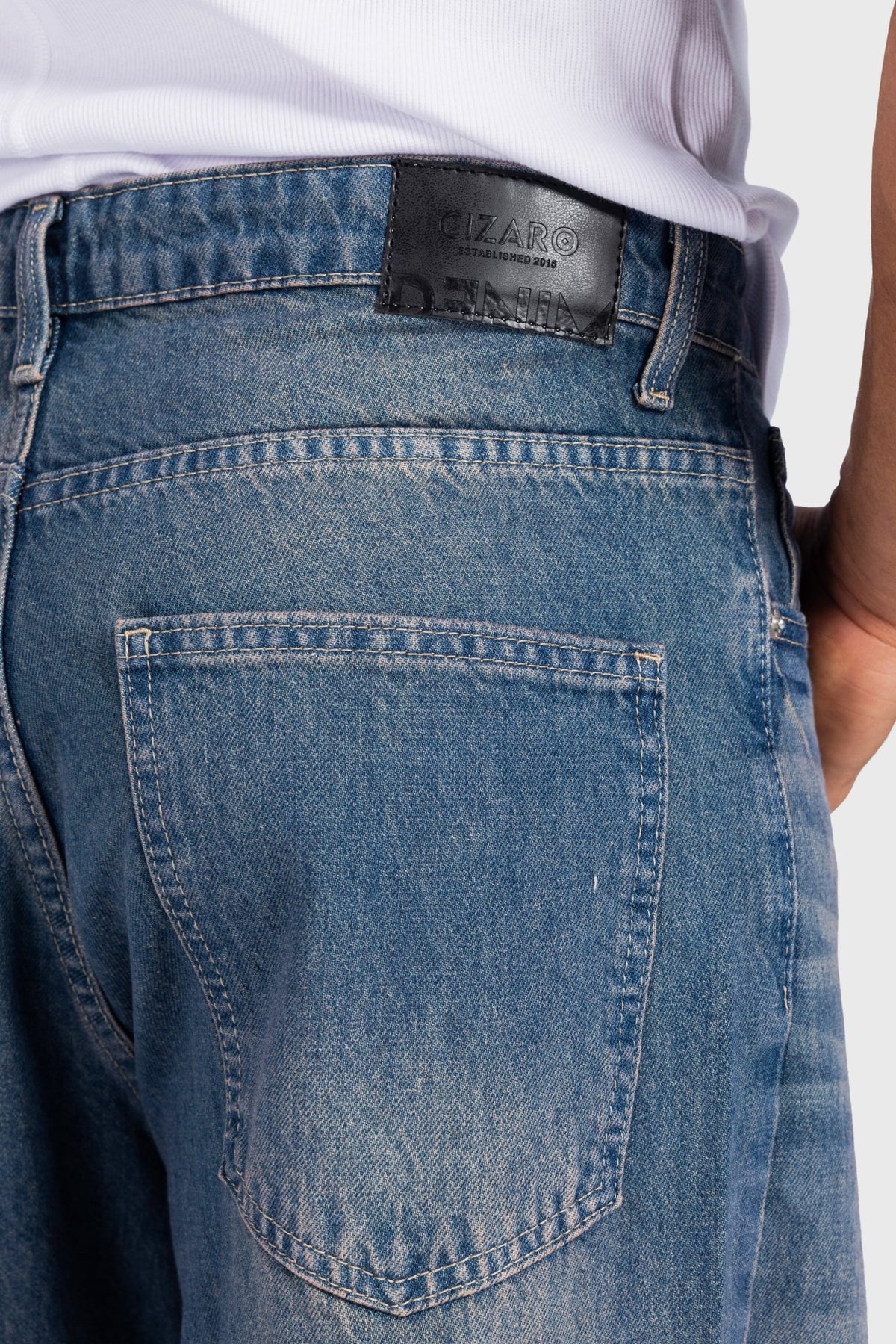 Baggy – Vintage Blue Jeans Baggy CIZARO - Cizaro Jeans