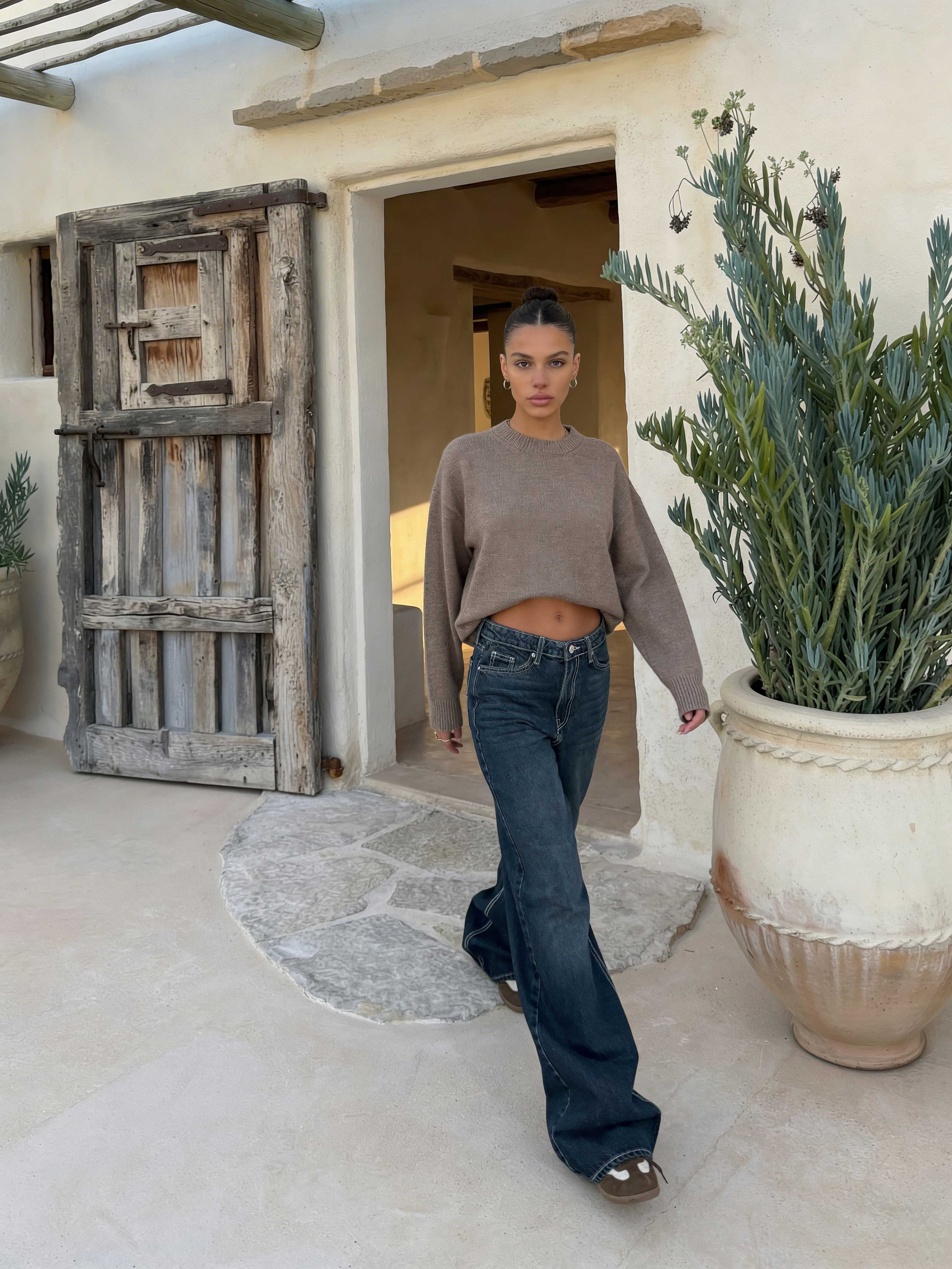 Baggy – High-Waist Vintage Blue Jeans Baggy CIZARO - Cizaro Jeans