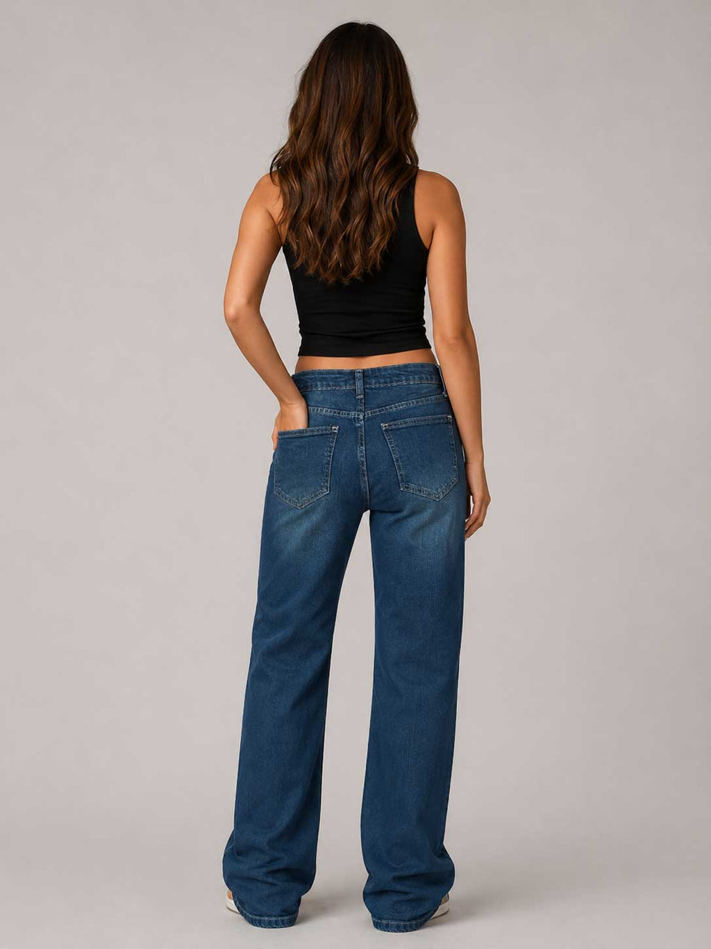 Baggy High Waist – Vintage Green Jeans