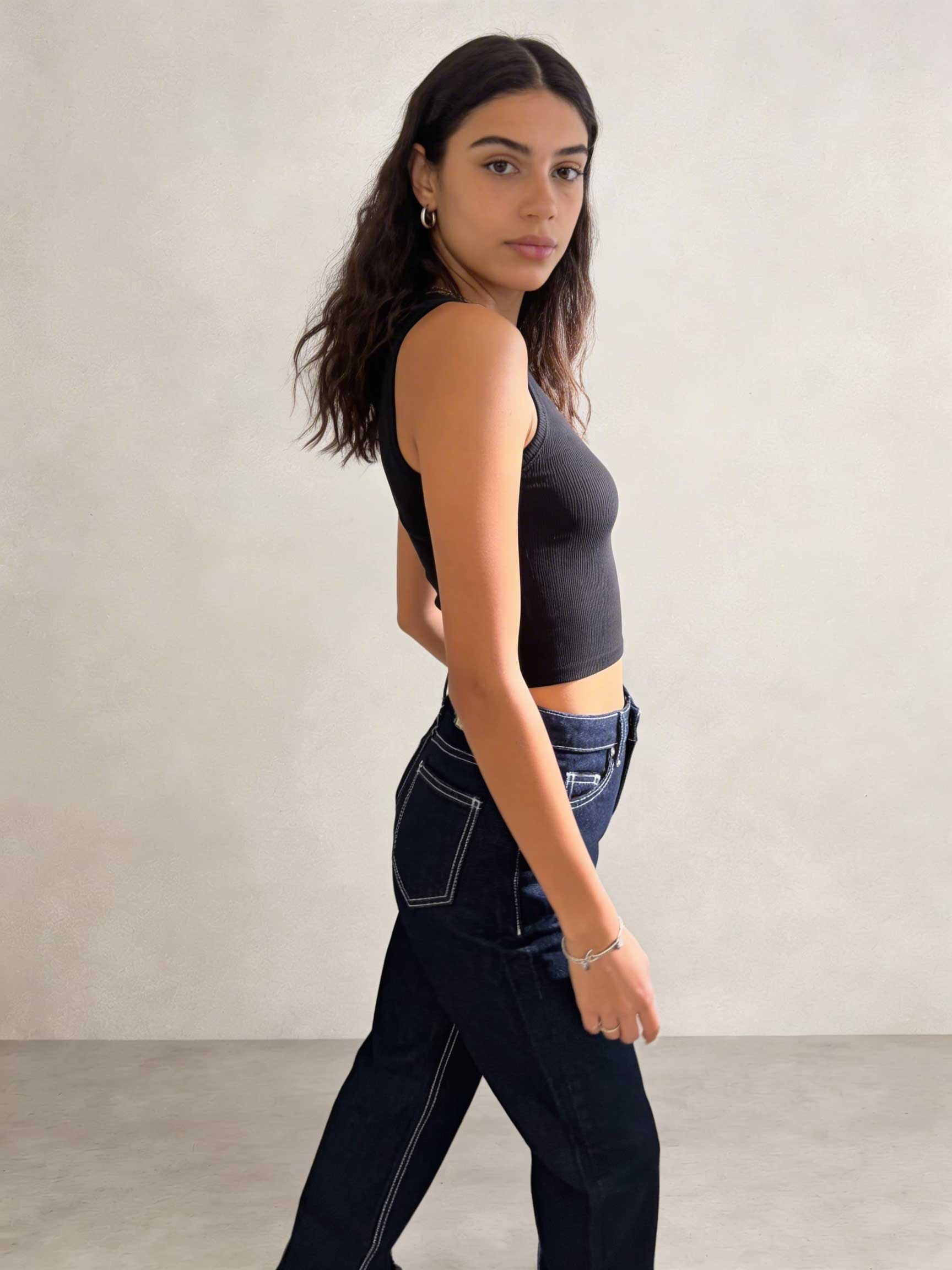 Baggy – High-Waist Real Raw Denim Jeans Baggy CIZARO - Cizaro Jeans