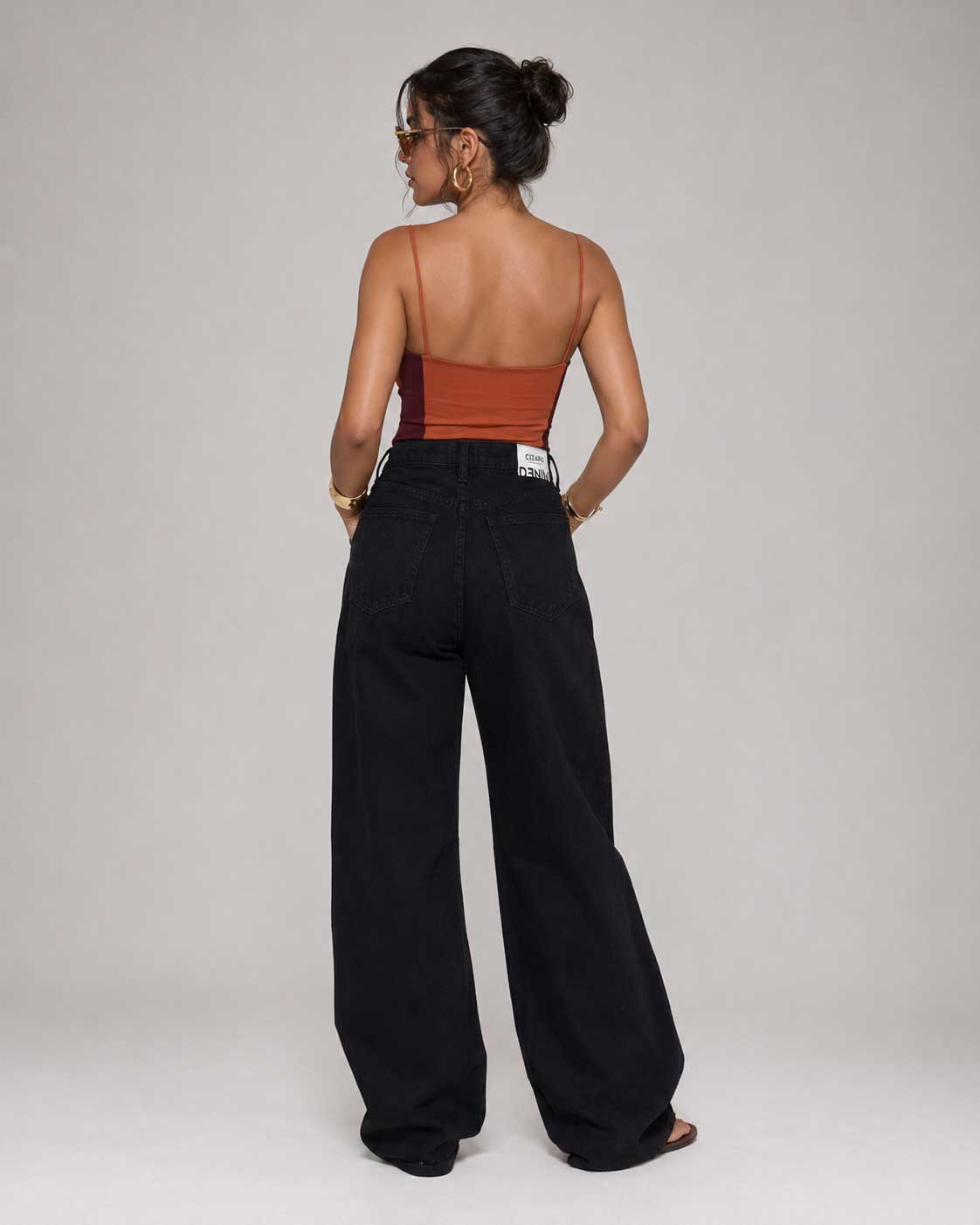 Baggy High Waist – Black Jeans Baggy CIZARO - Cizaro Jeans