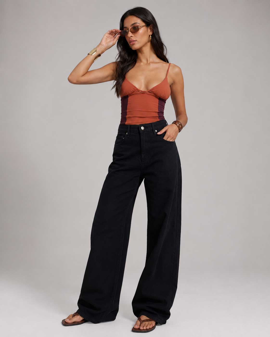 Baggy High Waist – Black Jeans Baggy CIZARO - Cizaro Jeans