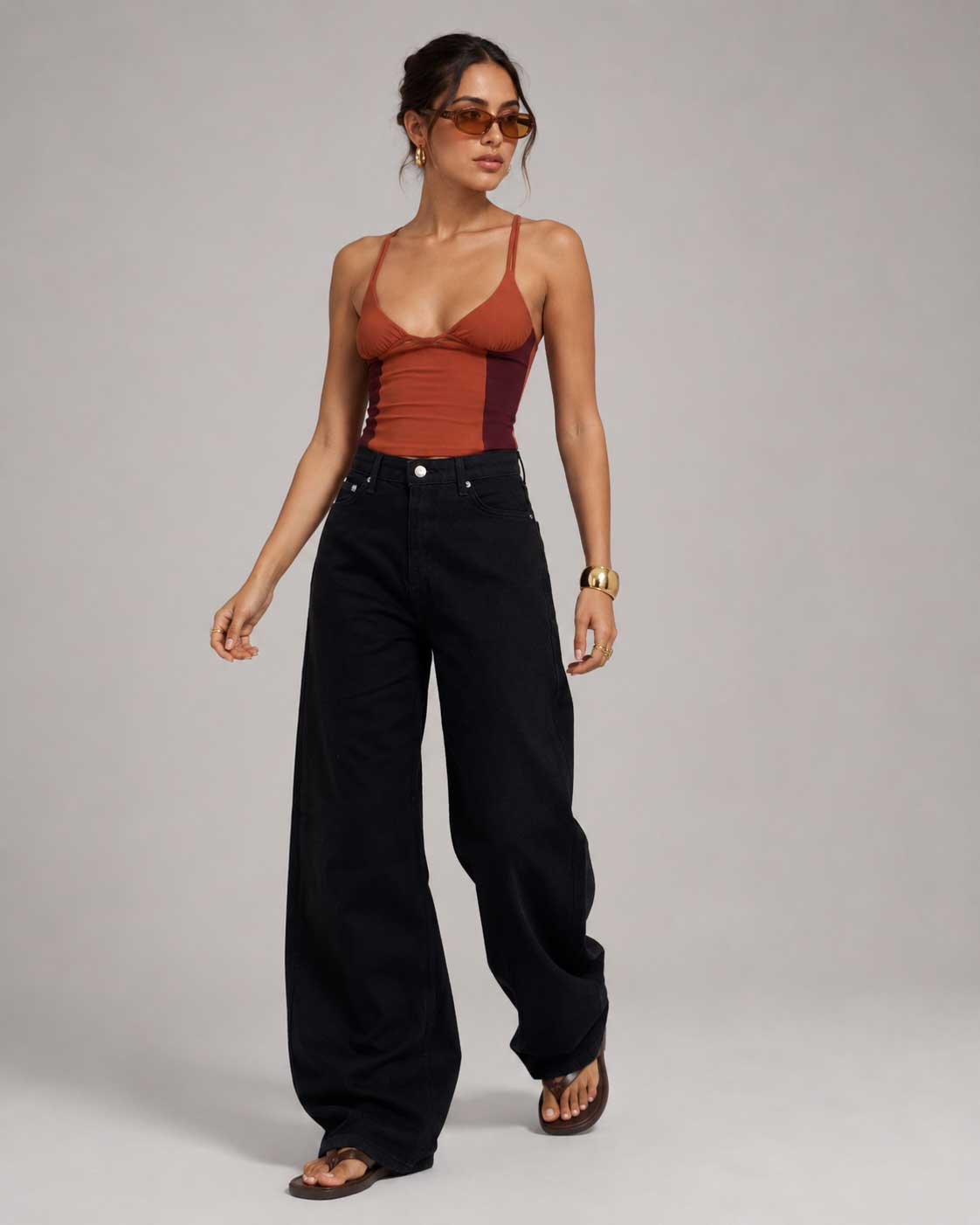 Baggy High Waist – Black Jeans Baggy CIZARO - Cizaro Jeans