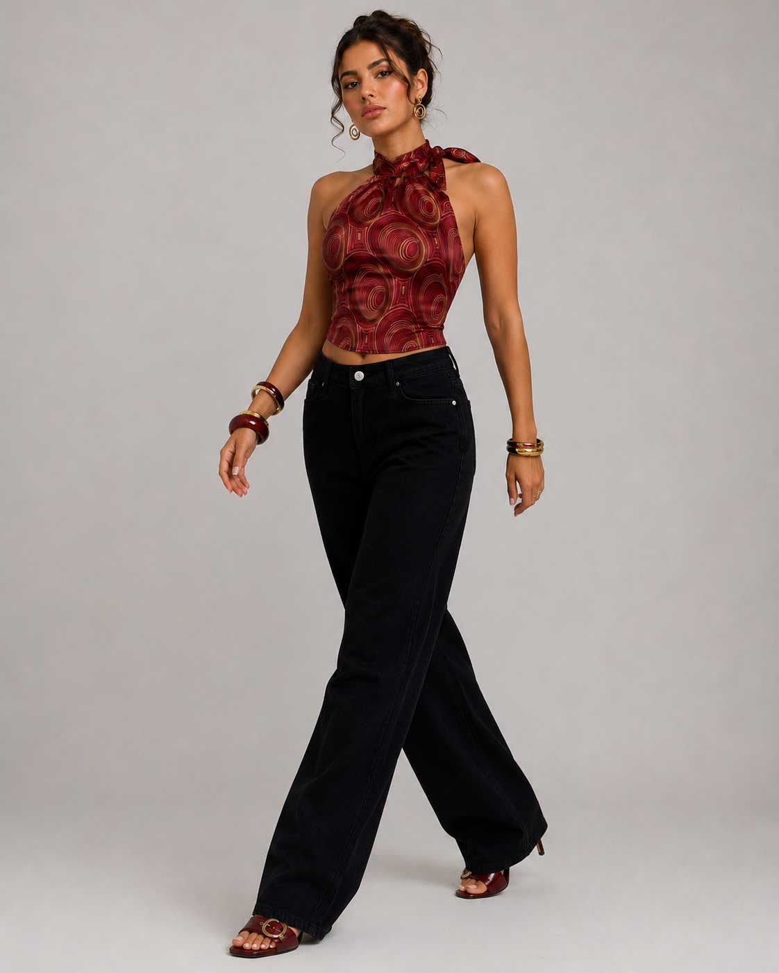 Baggy High Waist – Black Jeans Baggy CIZARO - Cizaro Jeans