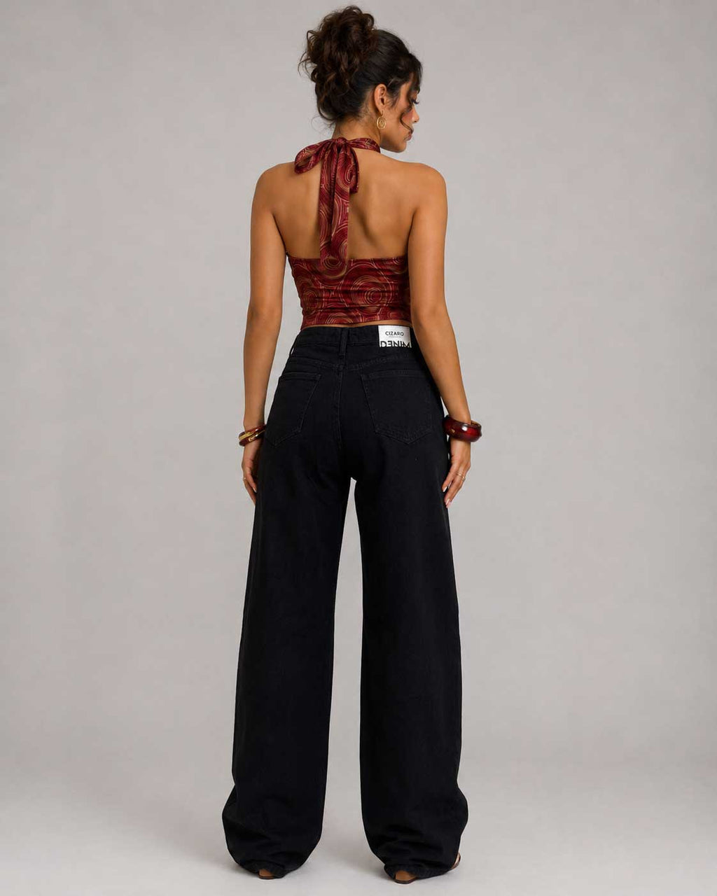 Baggy High Waist – Black Jeans Baggy CIZARO - Cizaro Jeans