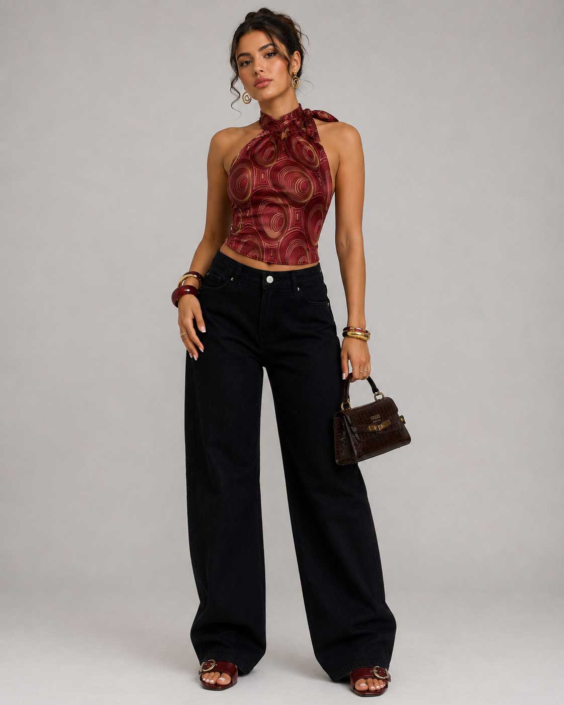 Baggy High Waist – Black Jeans Baggy CIZARO - Cizaro Jeans