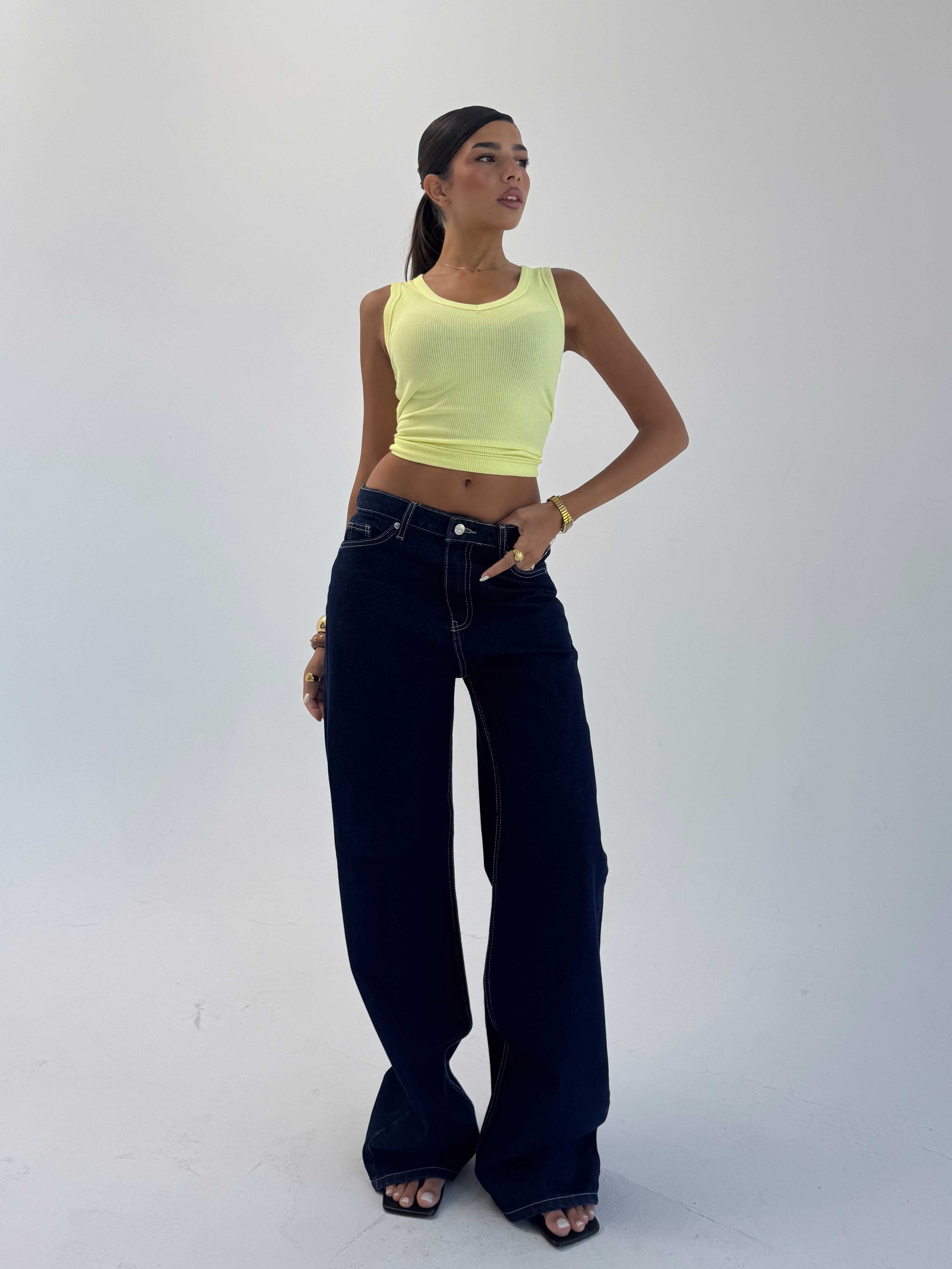 Baggy High waist Raw denim Baggy CIZARO - Cizaro Jeans
