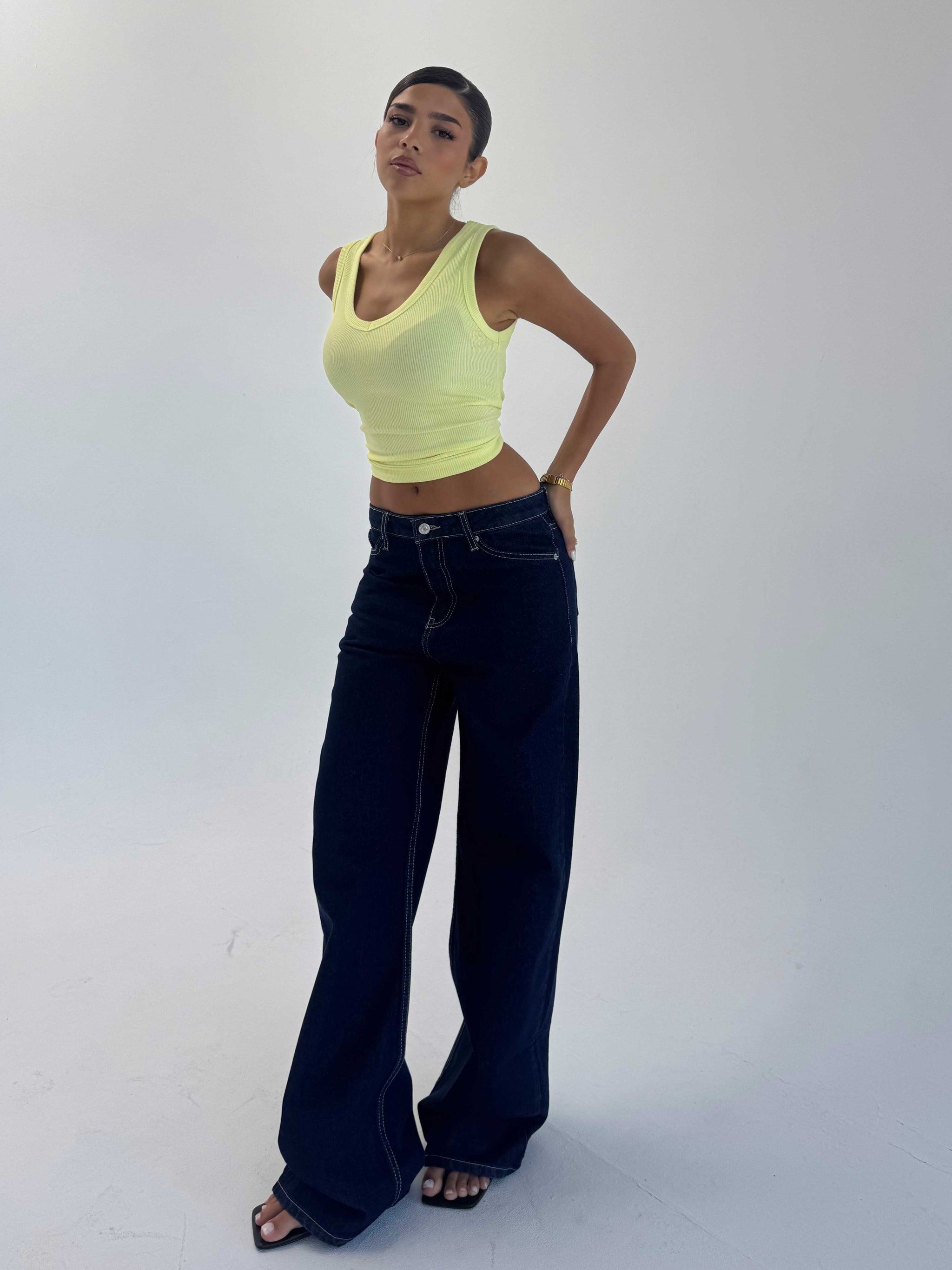 Baggy High waist Raw denim Baggy CIZARO - Cizaro Jeans