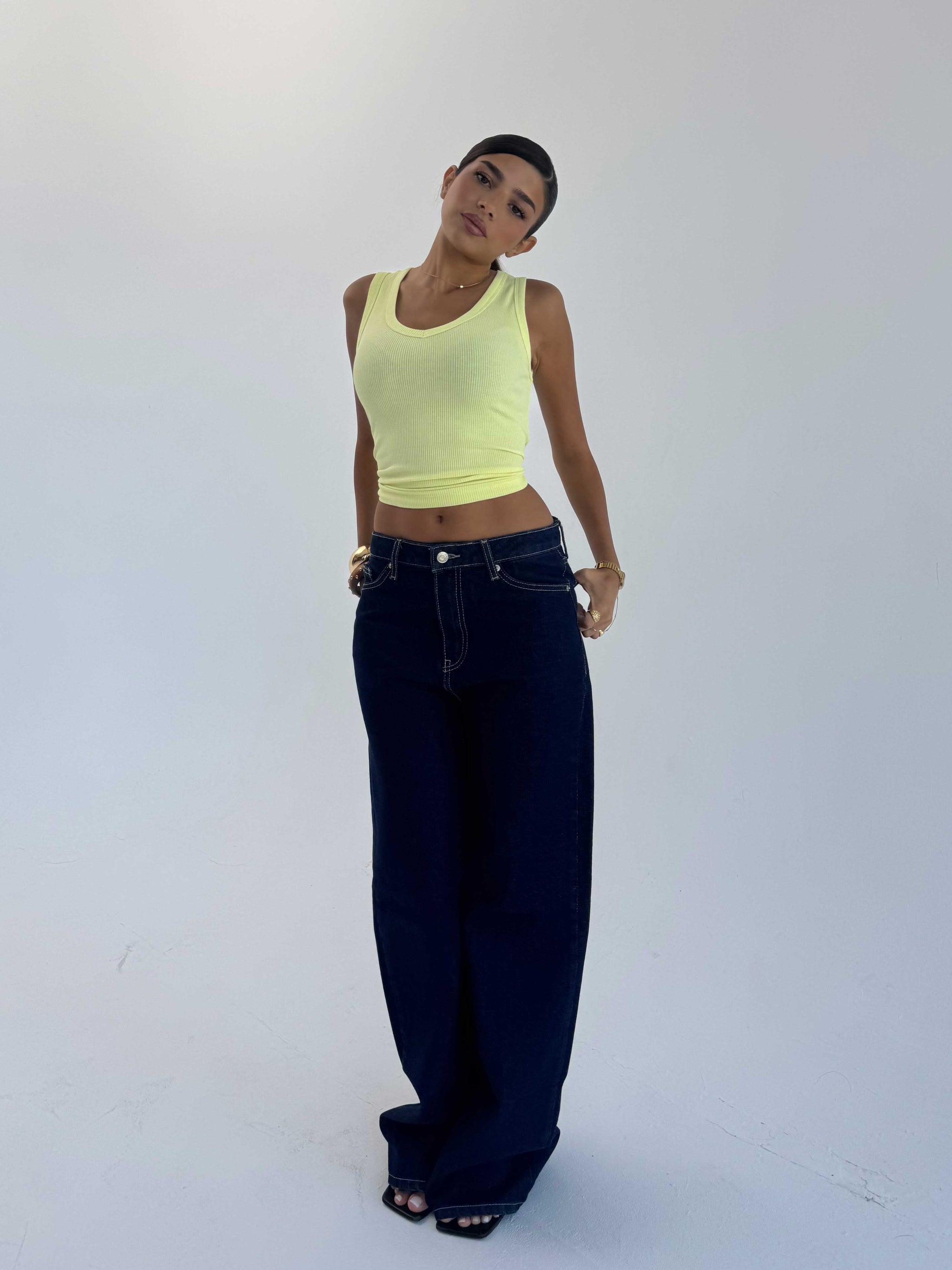Baggy High waist Raw denim Baggy CIZARO - Cizaro Jeans